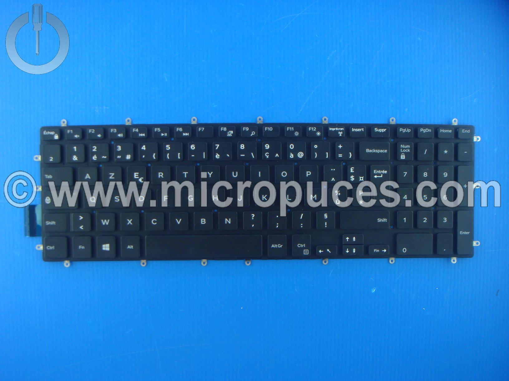 Clavier NEUF AZERTY pour DELL Inspiron G5 15-5587 ( sans rétroéclairage )