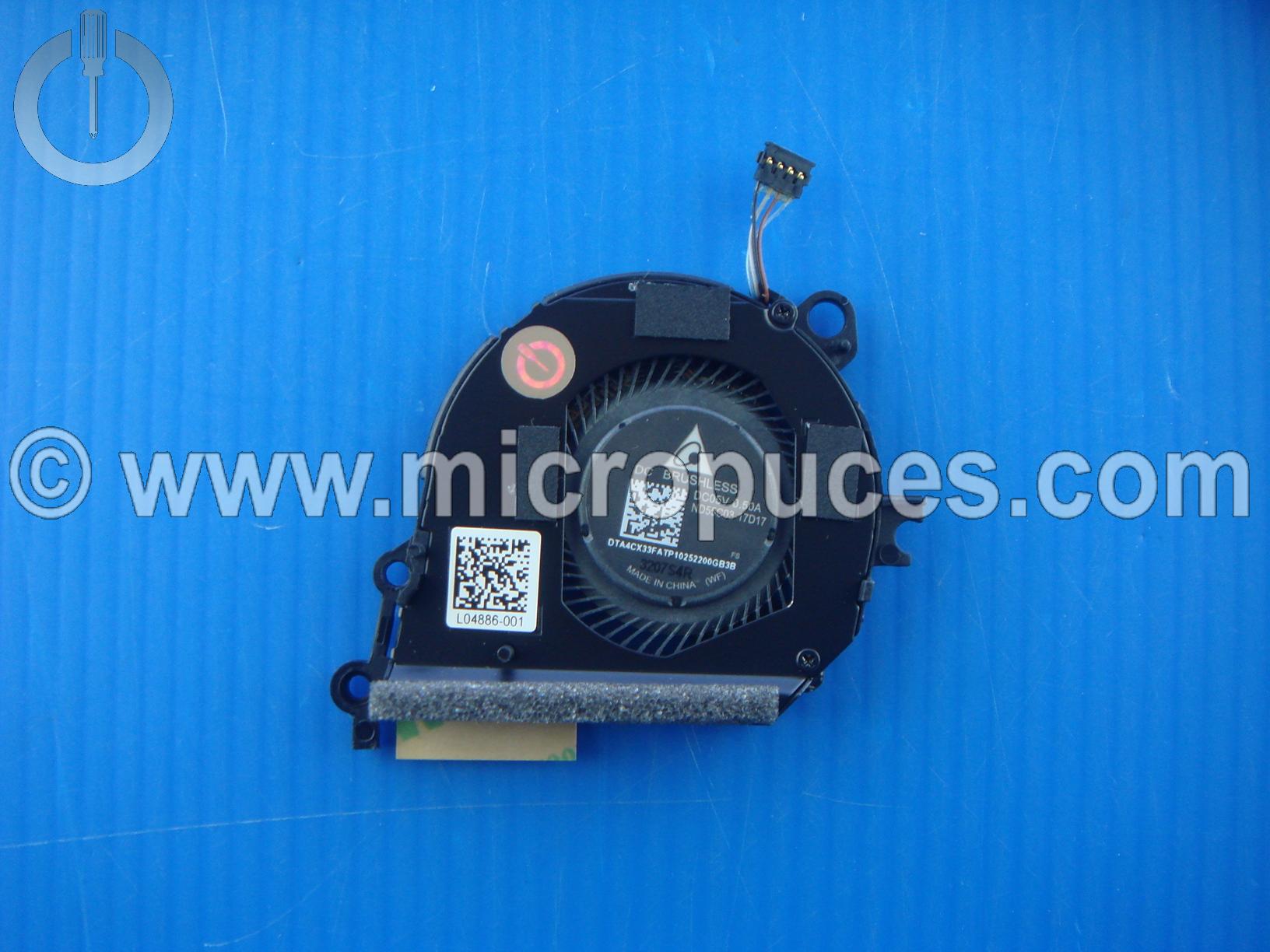 Ventilateur CPU pour HP Spectre 13-ae