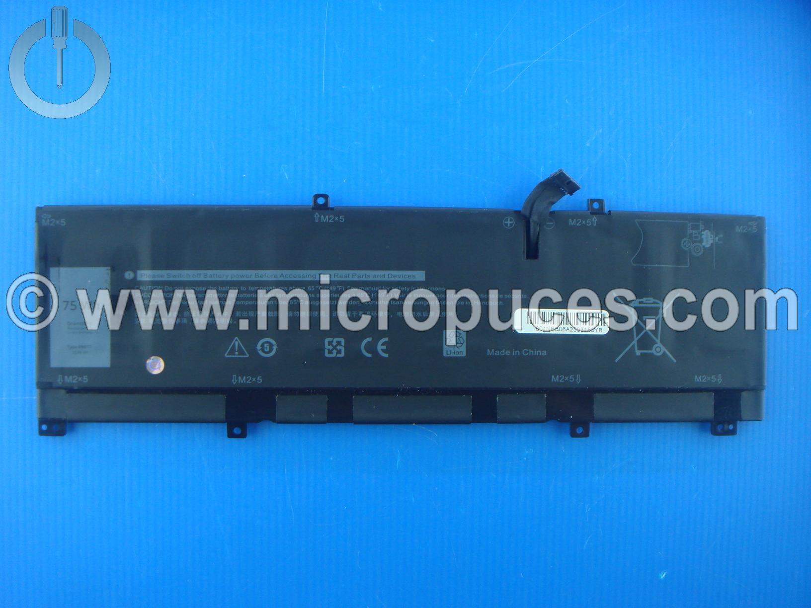 Batterie reconditionnée de remplacement DELL XPS 15 (9575)