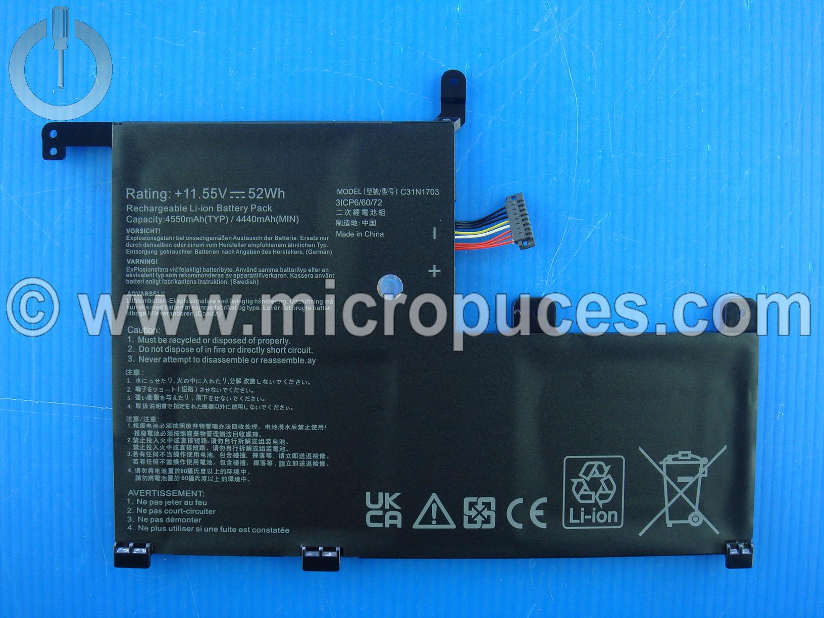 Batterie pour ASUS UX561UA
