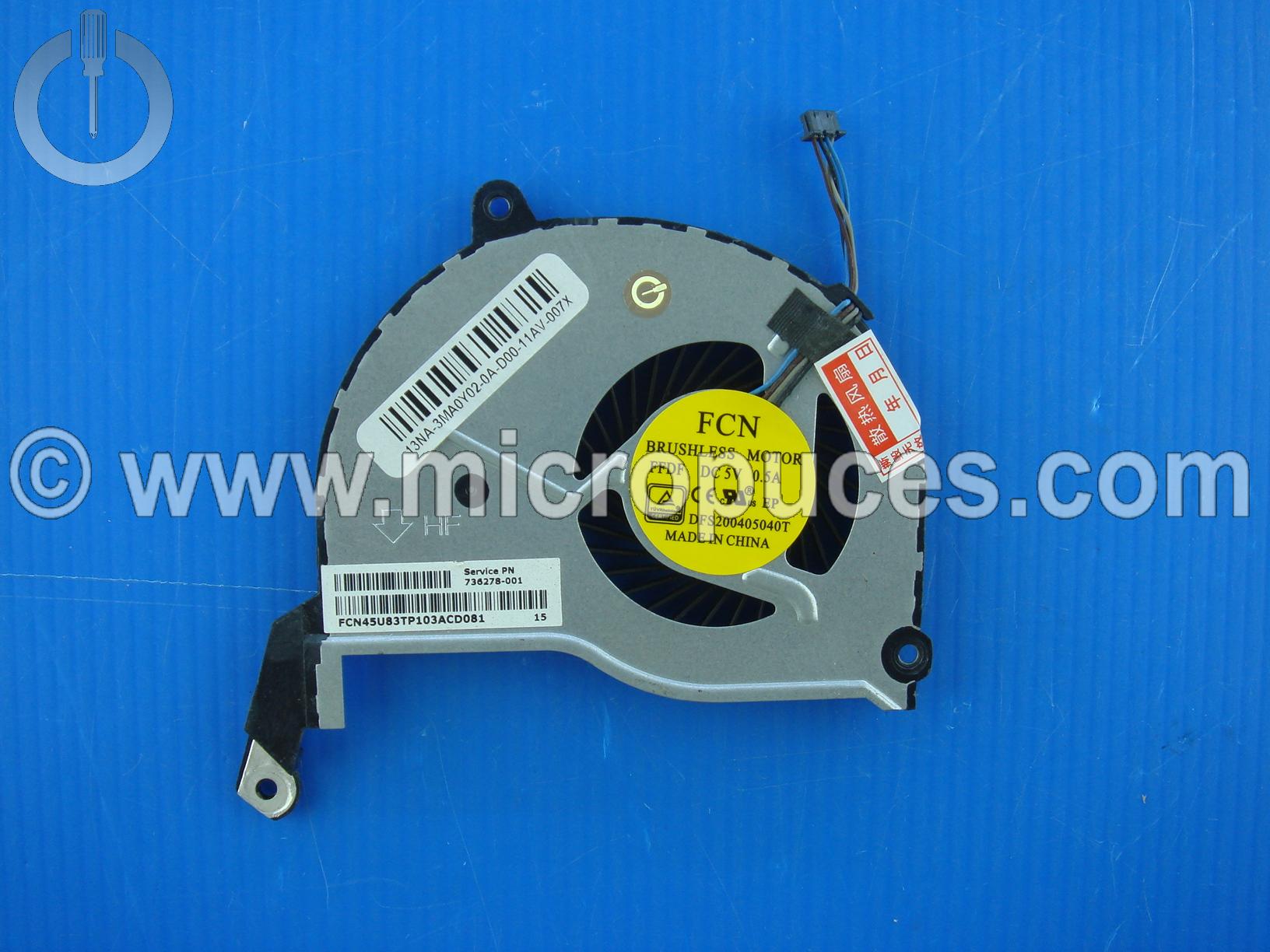 Ventilateur CPU pour HP Pavilion 14-N 15-N