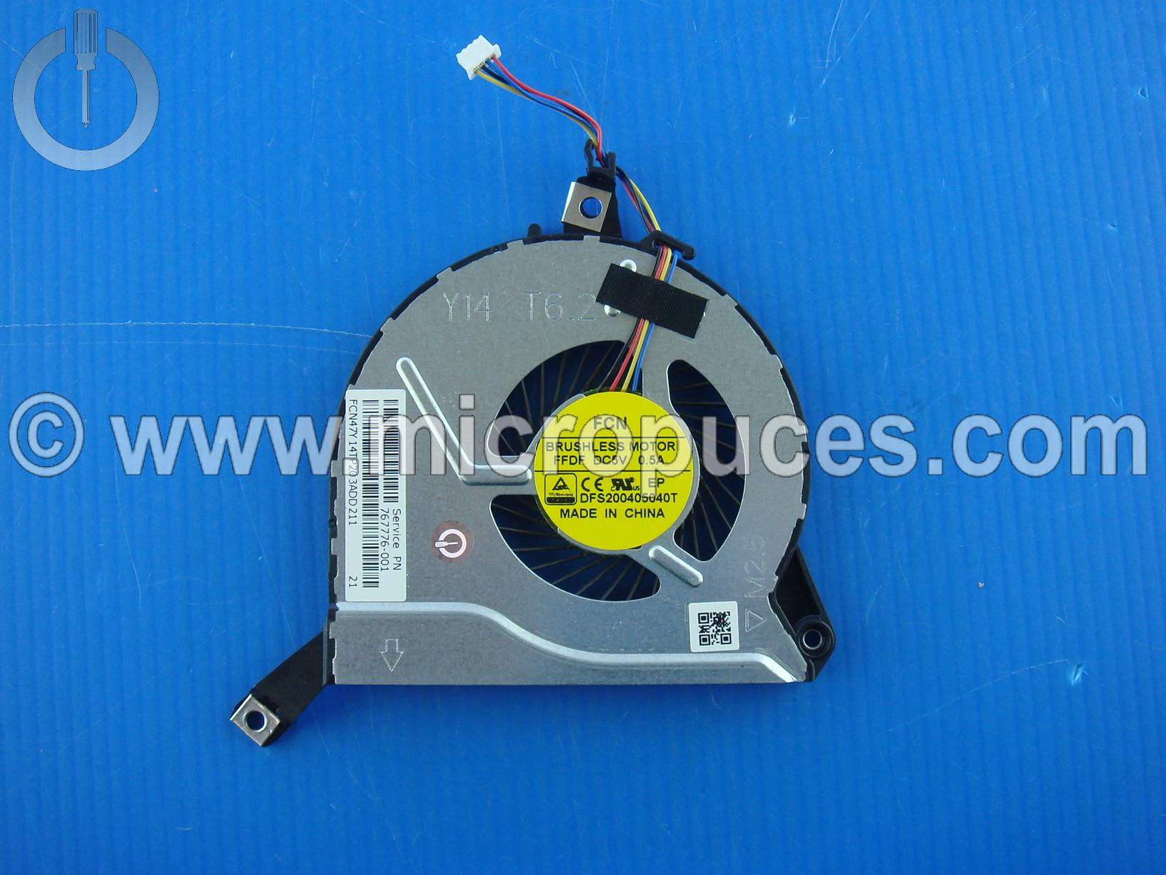 Ventilateur CPU pour HP Pavilion 17-f 17-p