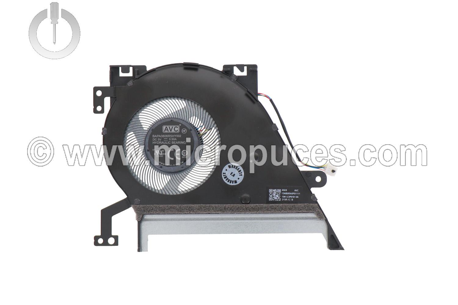 Ventilateur CPU pour ASUS M513U X513U