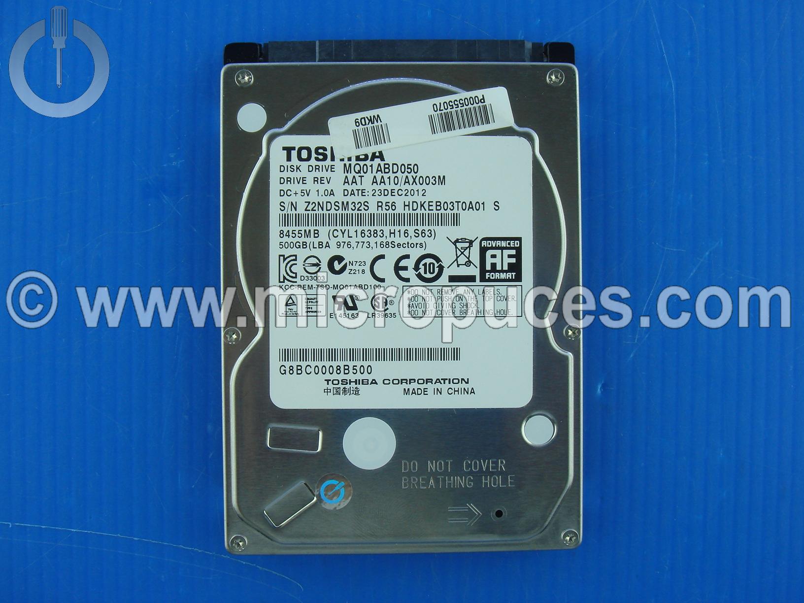 Disque dur SATA occasion 500Go