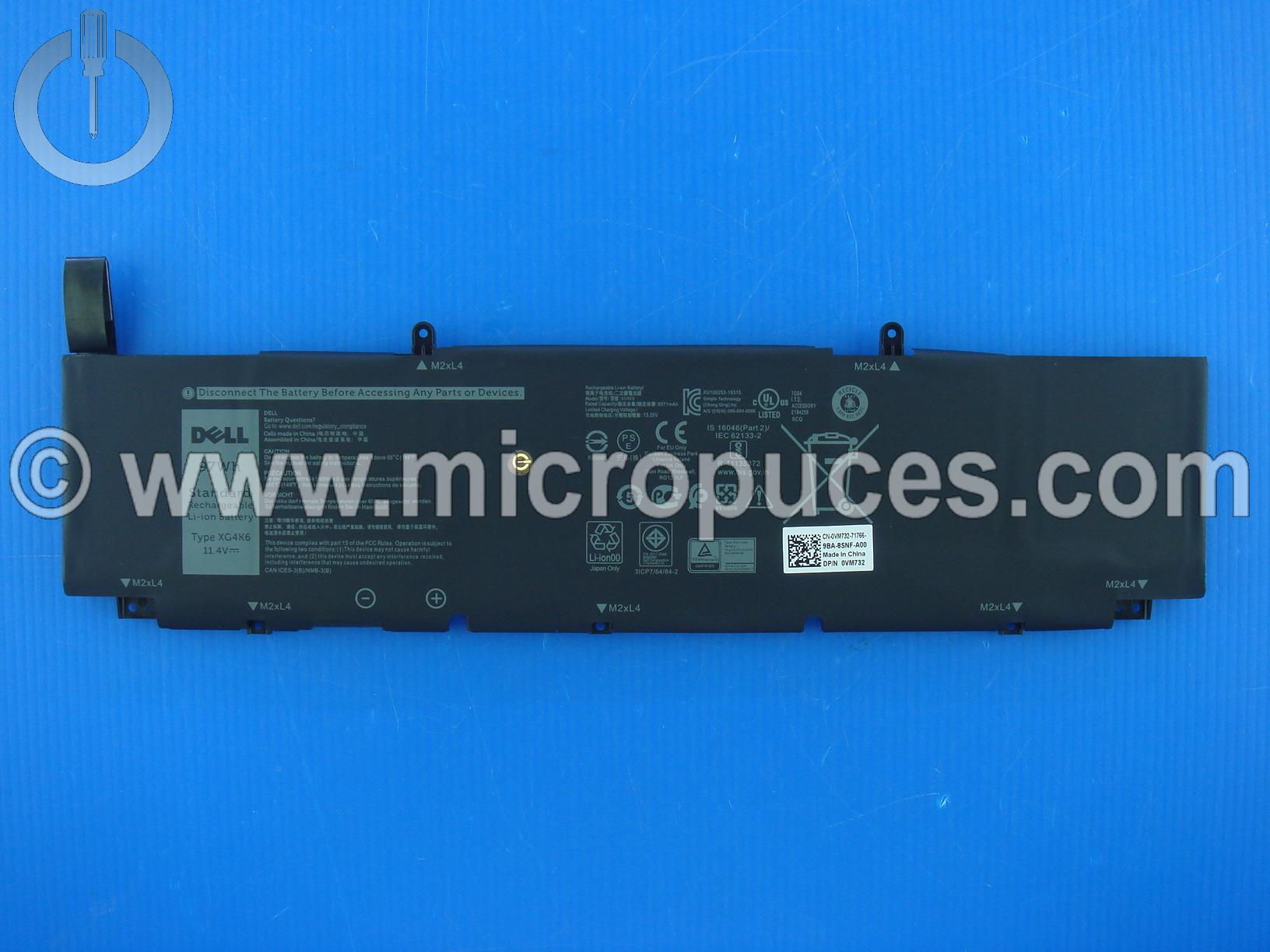 Batterie pour DELL XPS 17 (9700)