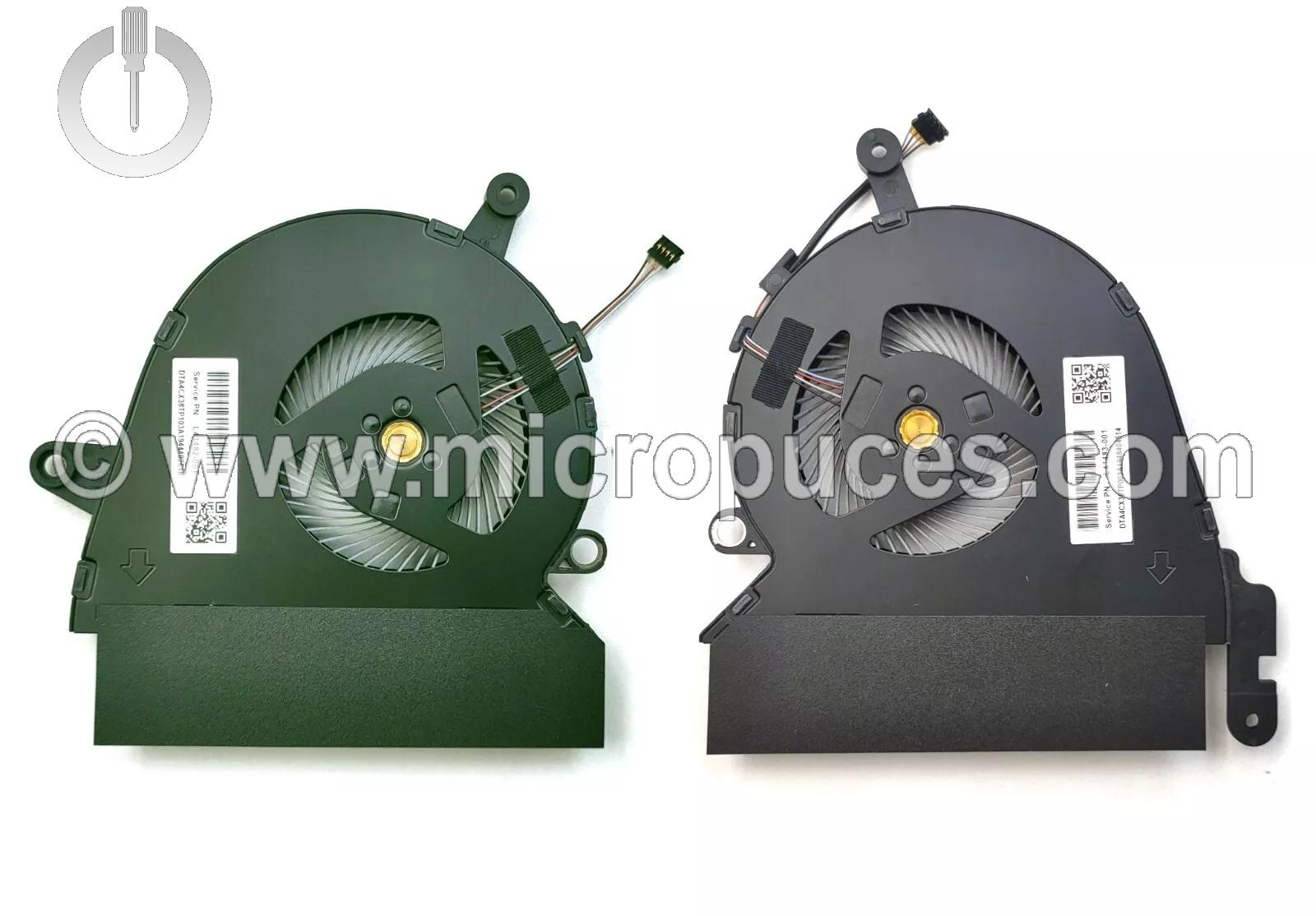 Ventilateurs pour HP SPECTRE X360 15-CD