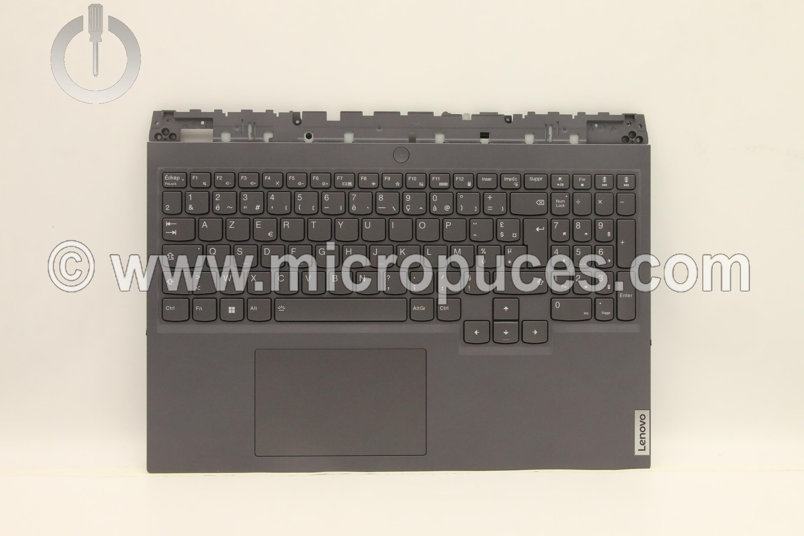 Clavier + plasturgie de dessus pour Lenovo Legion 5 Pro 16IAH7H