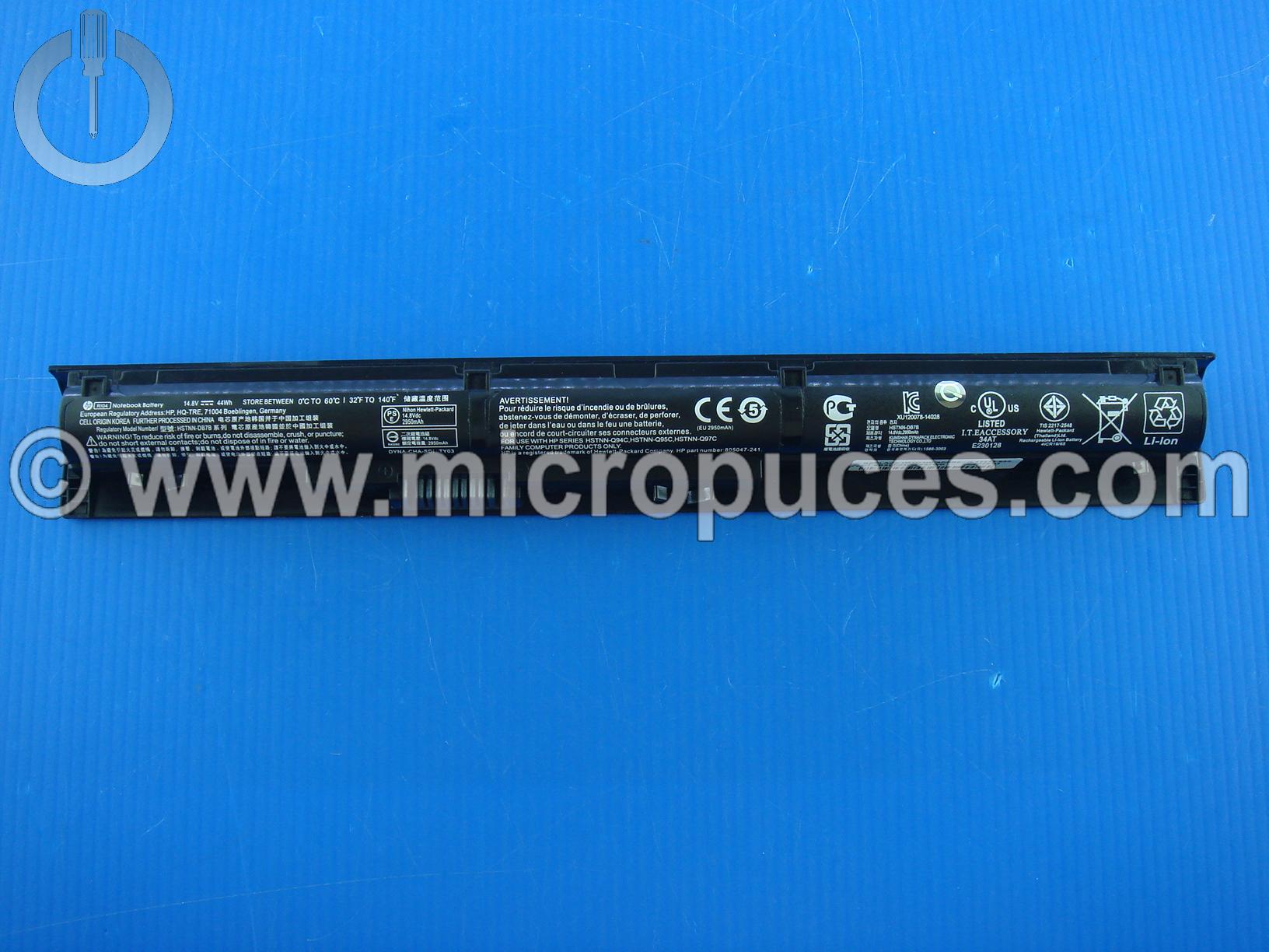 Batterie d'origine pour HP Probook 450 G3 470 G3
