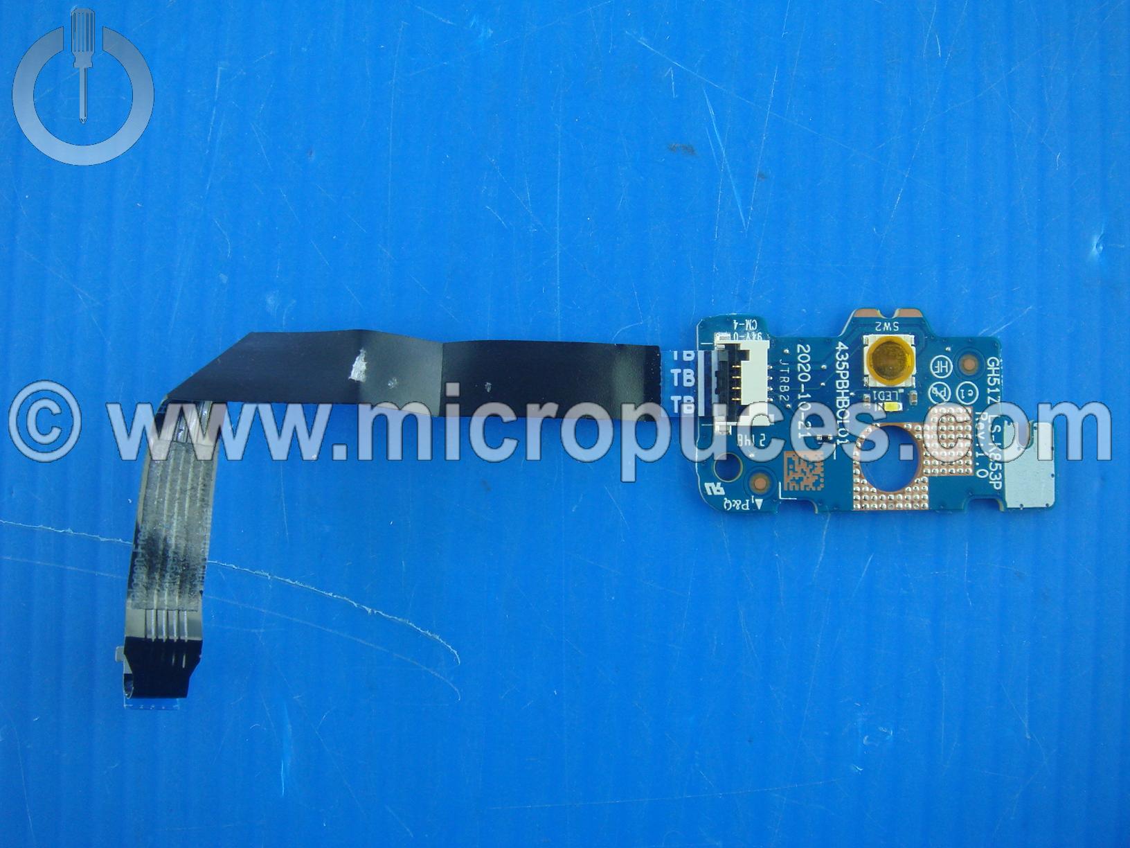 Carte fille bouton power pour Predator Helios PH315