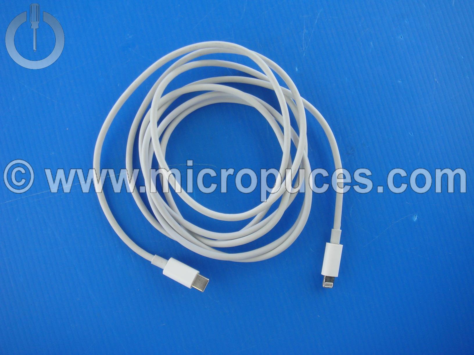 Câble USB MFI lightning pour APPLE iPhone iPad