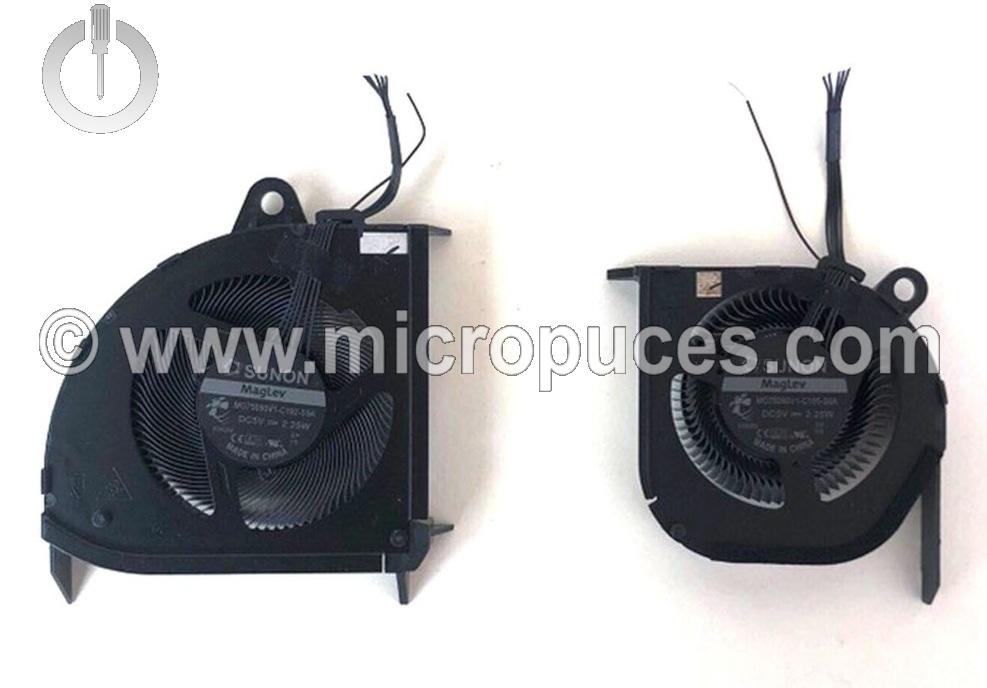 Ventilateurs CPU et GPU pour Lenovo P15 Gen 1