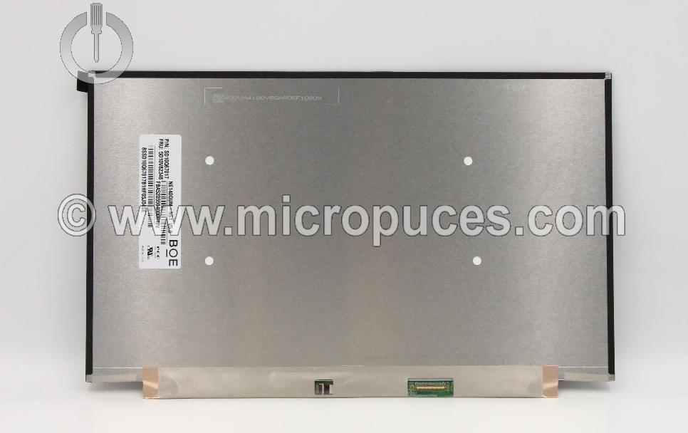 Ecran 14" Led Slim 40 pin UHD 3840  2160 - sans oreilles - neuf