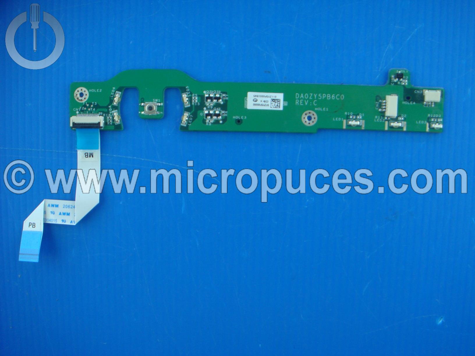 Carte fille bouton power pour Acer Aspire 7530G