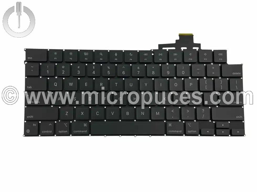 Clavier QWERTY pour Apple Macbook A2681