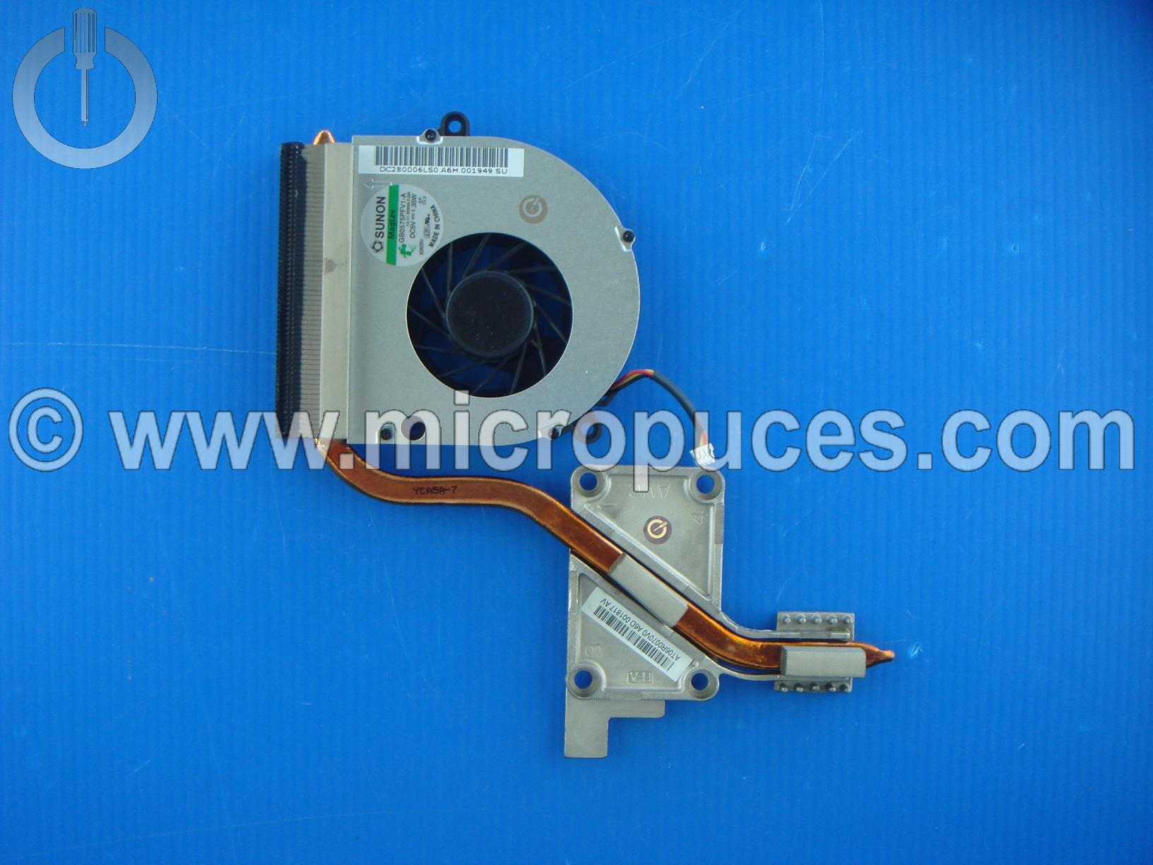 Ventilateur + dissipateur thermique pour eMachines E727