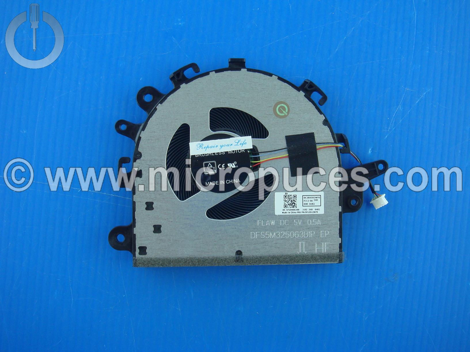 Ventilateur pour LENOVO Ideapad 3 15ADA05 CPU