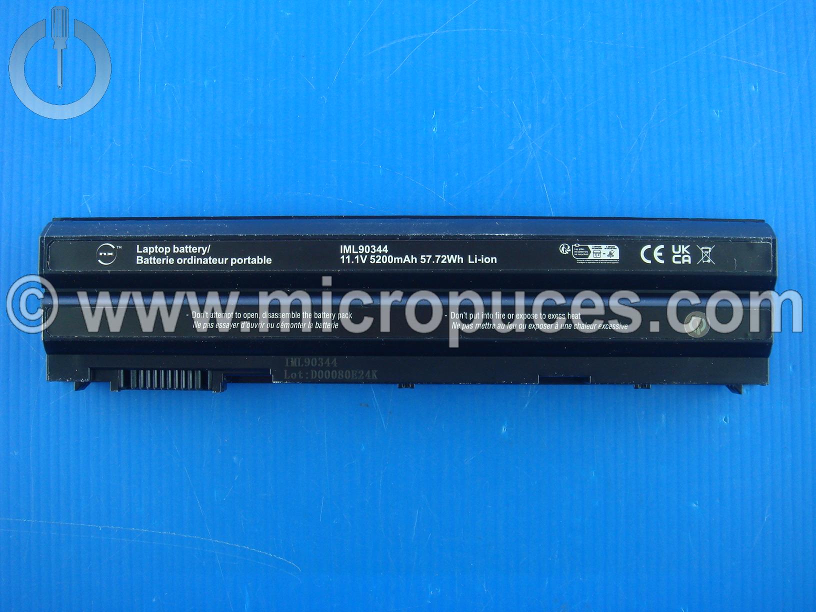 Batterie de remplacement pour DELL Latitude E6520
