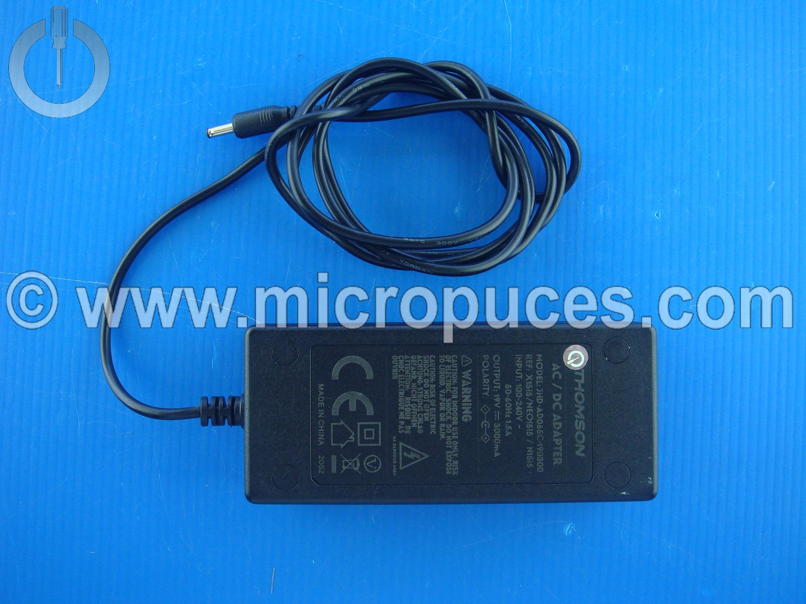 Chargeur d'alimentation Thomson 19v 2,5A