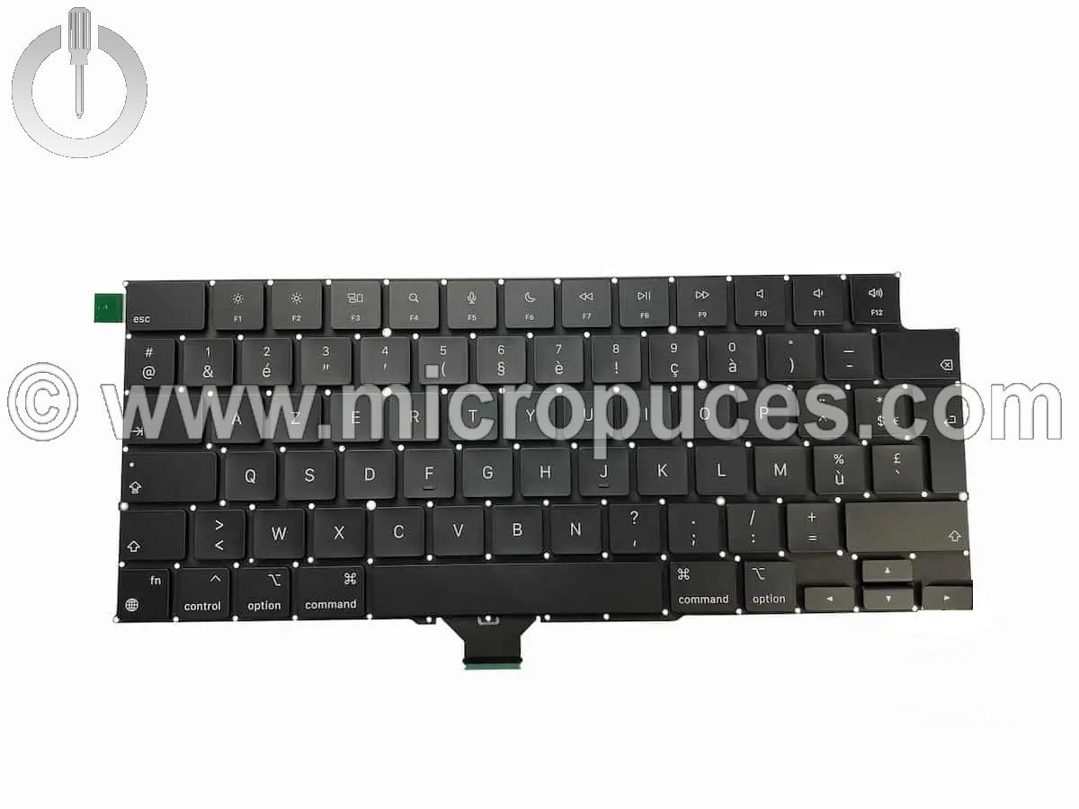 Clavier AZERTY pour Apple MacBook Pro Retina 16 A2991