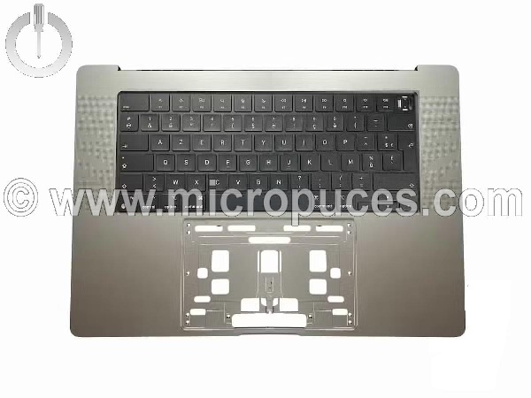 Clavier + plasturgie de dessus pour Apple MacBook Pro 16 Pouces M1 A2485 (2021)