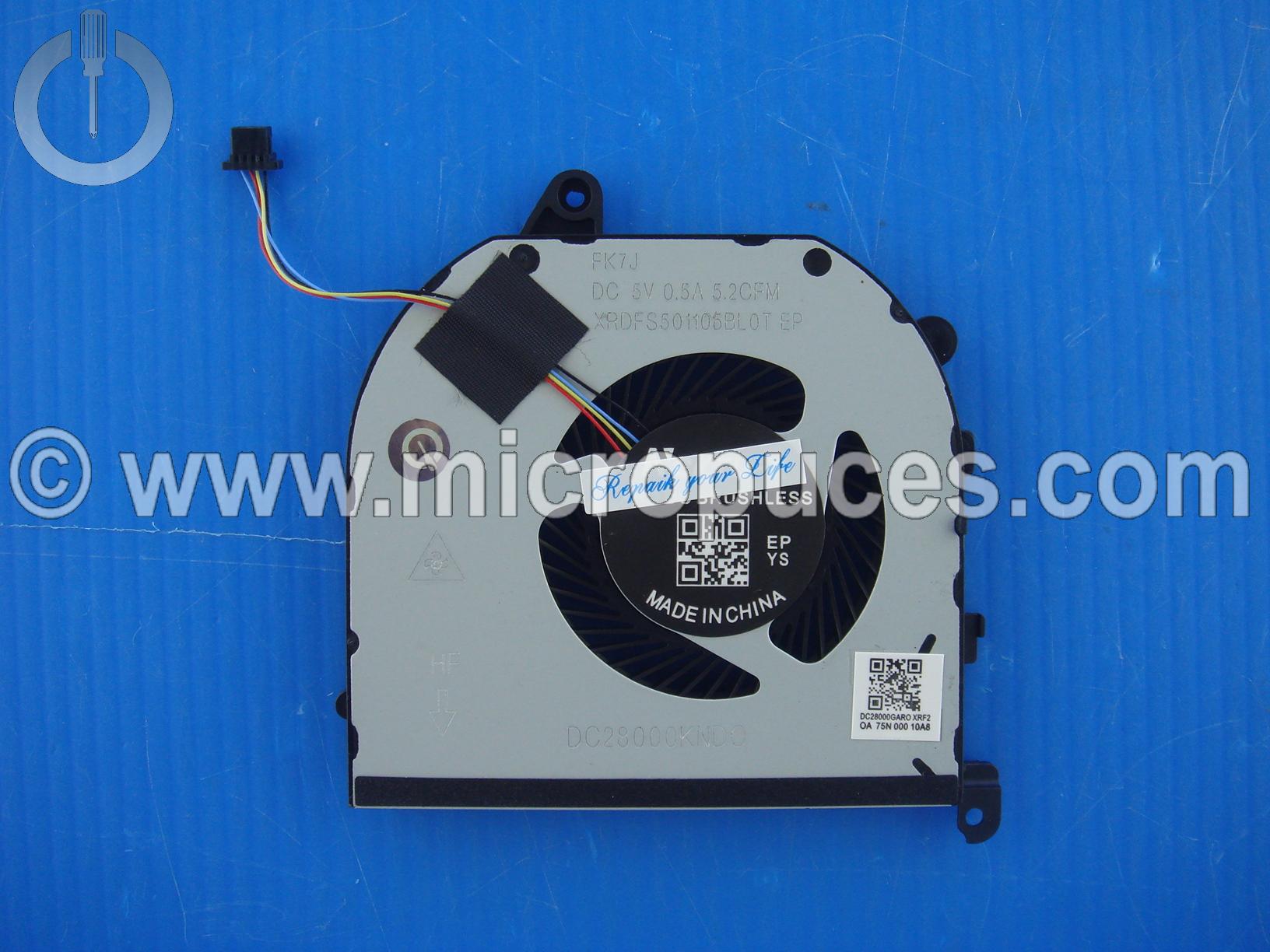 Ventilateur CPU pour DELL XPS 15 (7590)