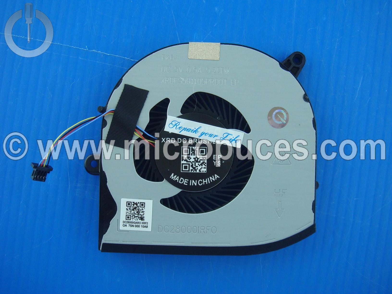 Ventilateur GPU pour DELL XPS 15 (7590)