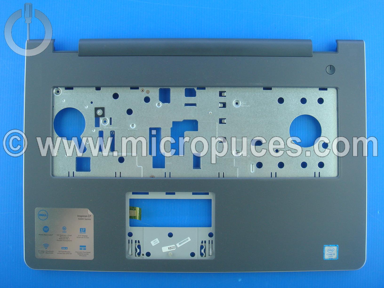 Plasturgie de dessus grise pour DELL Inspiron 17