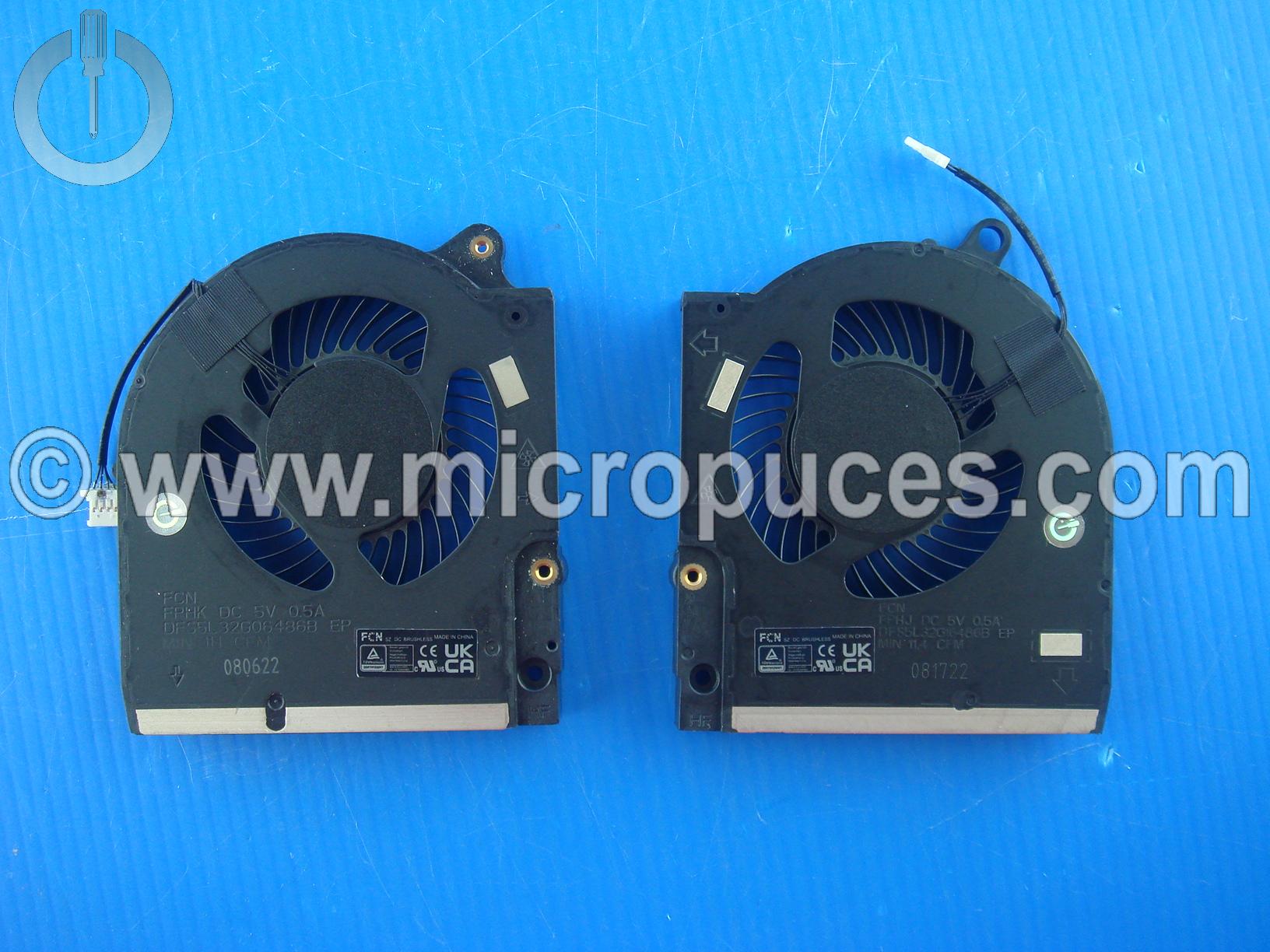 Ventilateur CPU + GPU pour Alienware P109F M15 R6