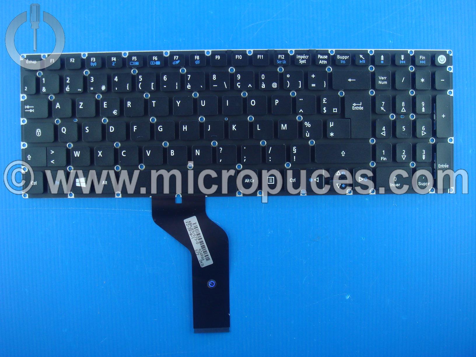 Clavier AZERTY pour ACER Aspire A515-51G