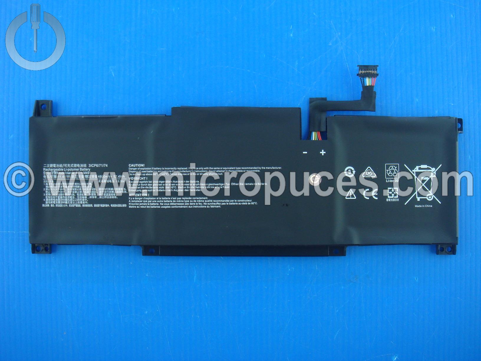 Batterie MSI BTY-M491 pour MSI Modern 15