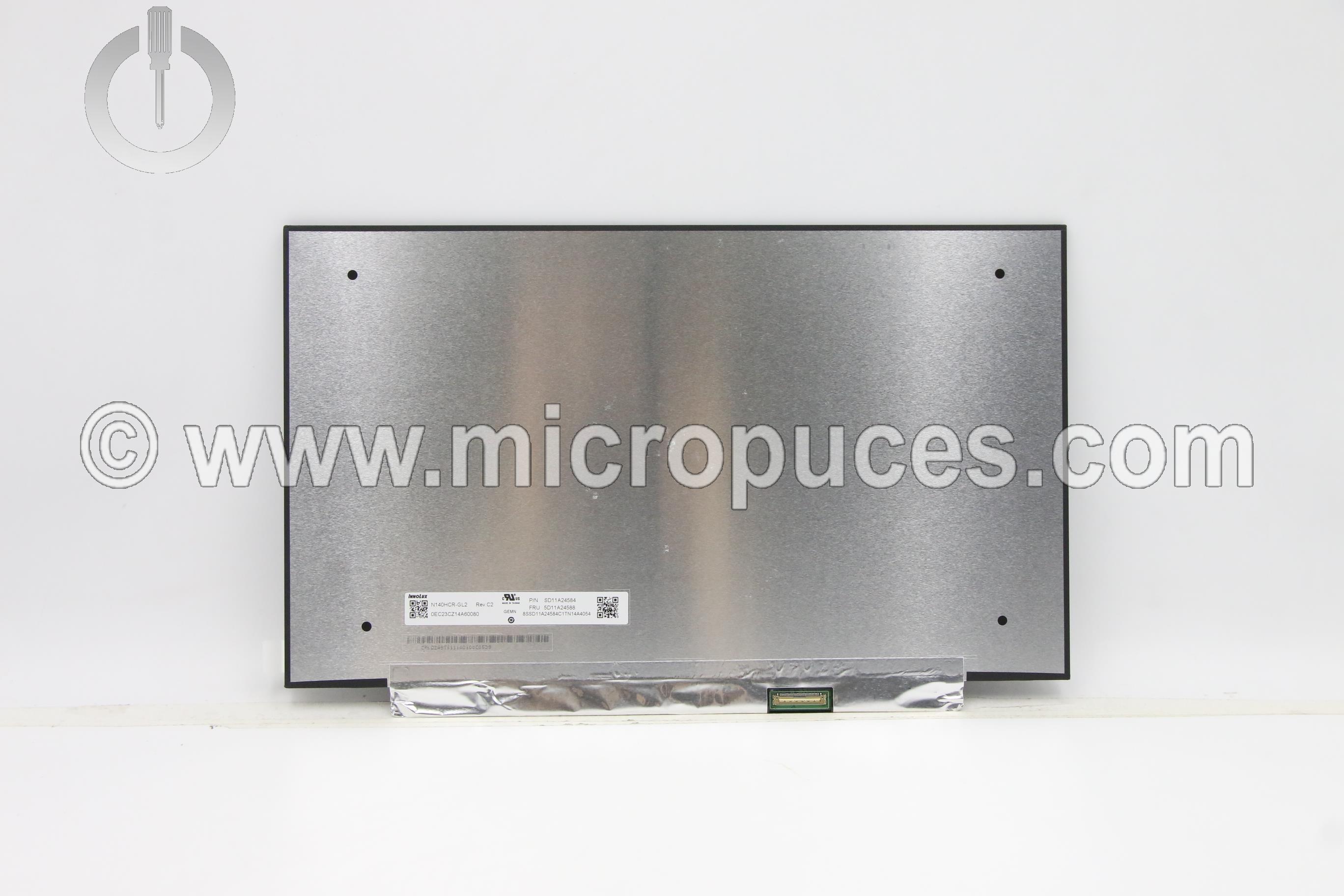Ecran tactile 14" Led Slim FHD - sans oreilles - neuf