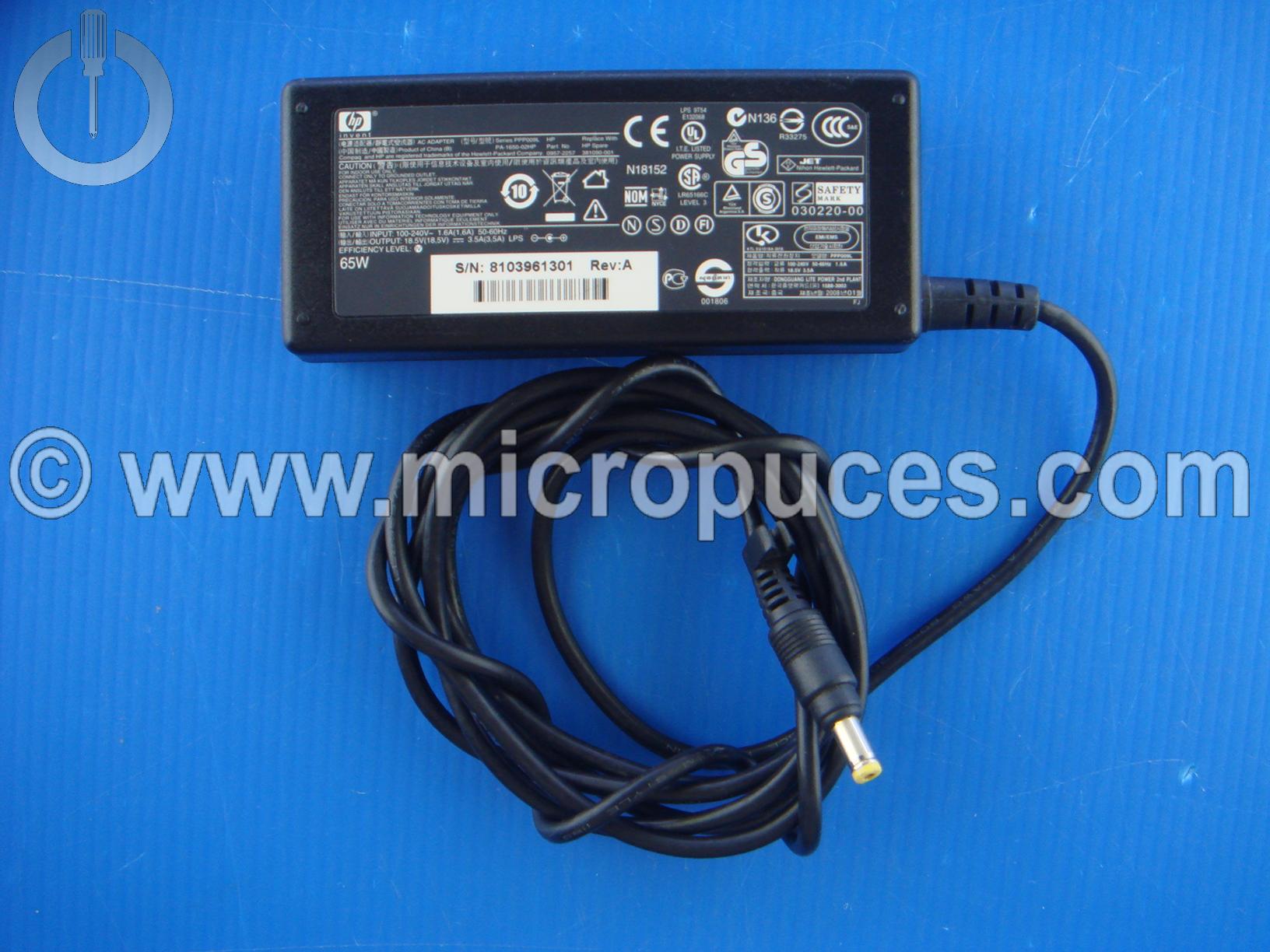 Chargeur Alimentation 19V 3.5A pour COMPAQ