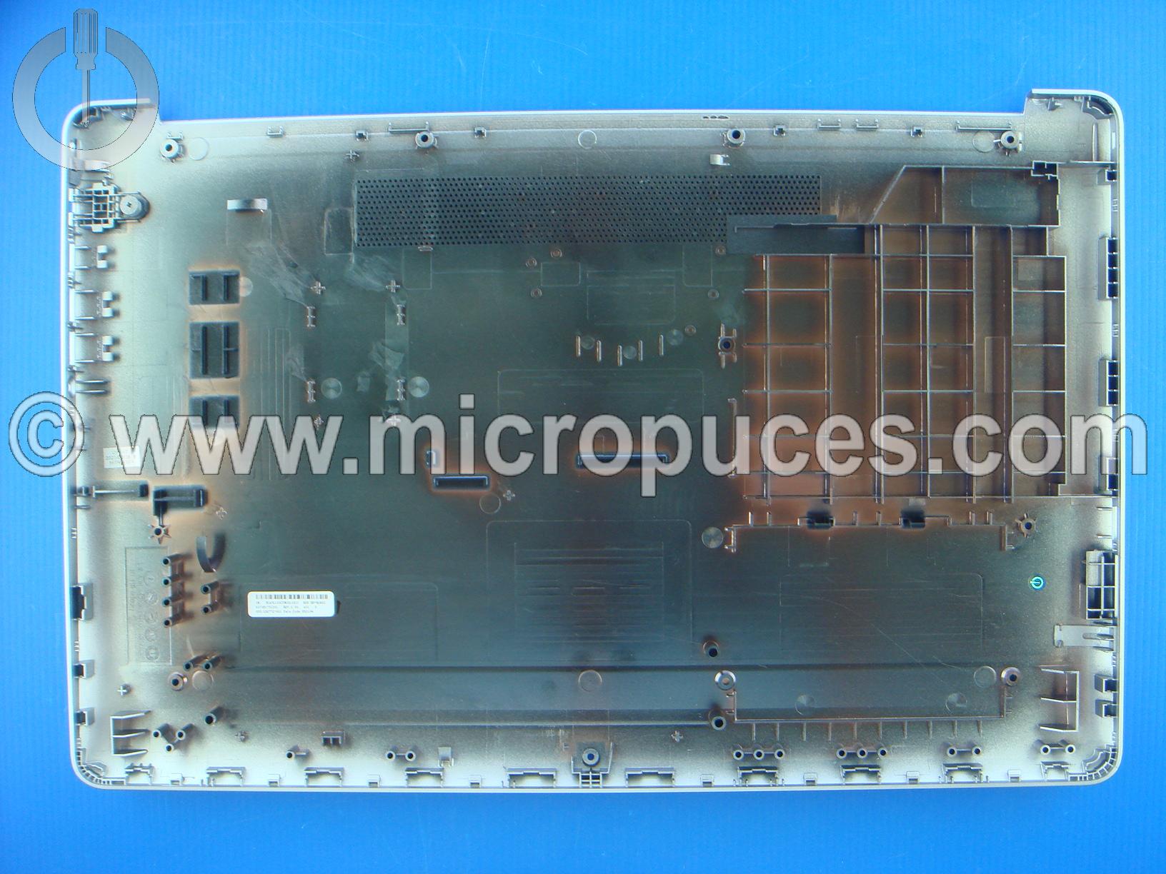 Plasturgie de dessous silver pour HP 17-c sans DVD