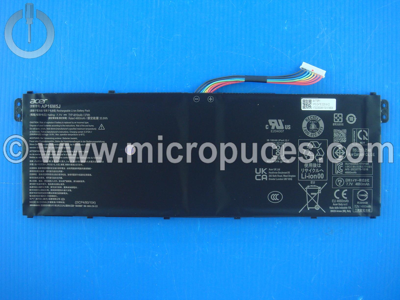 Batterie d'origine pour ACER Aspire