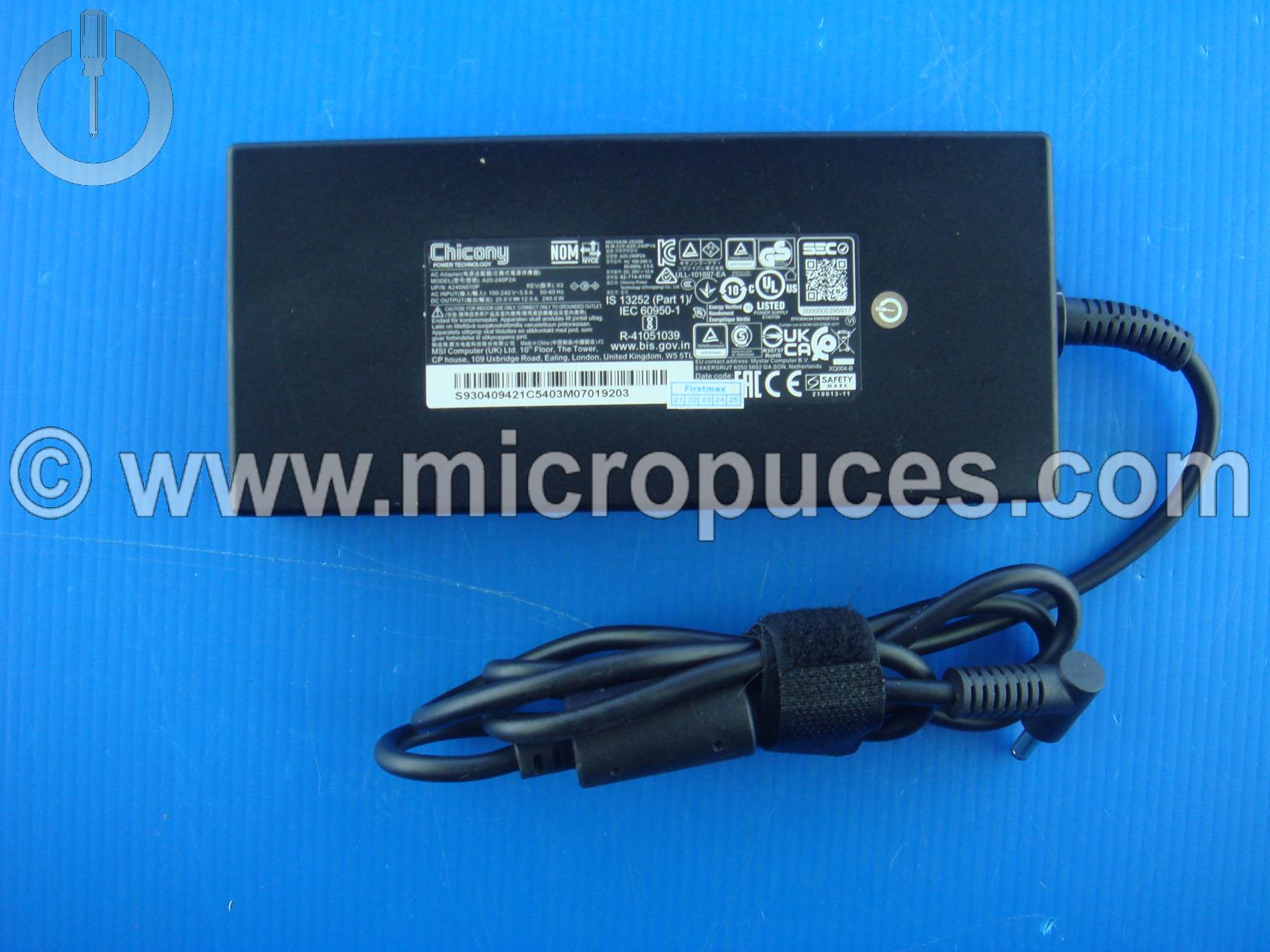 Chargeur pour MSI GL76