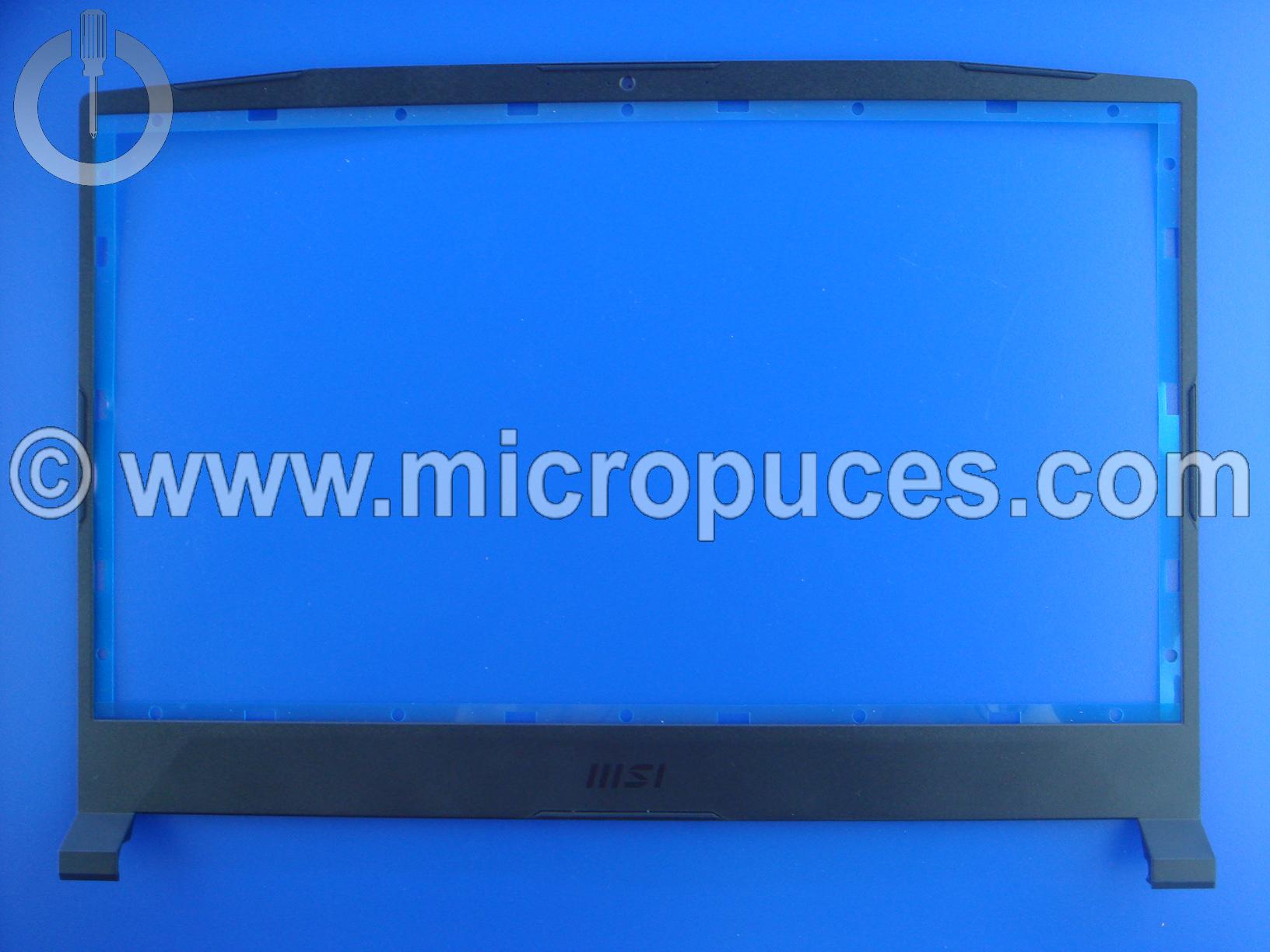 Plasturgie tour d'cran noire pour MSI GF66 Katana