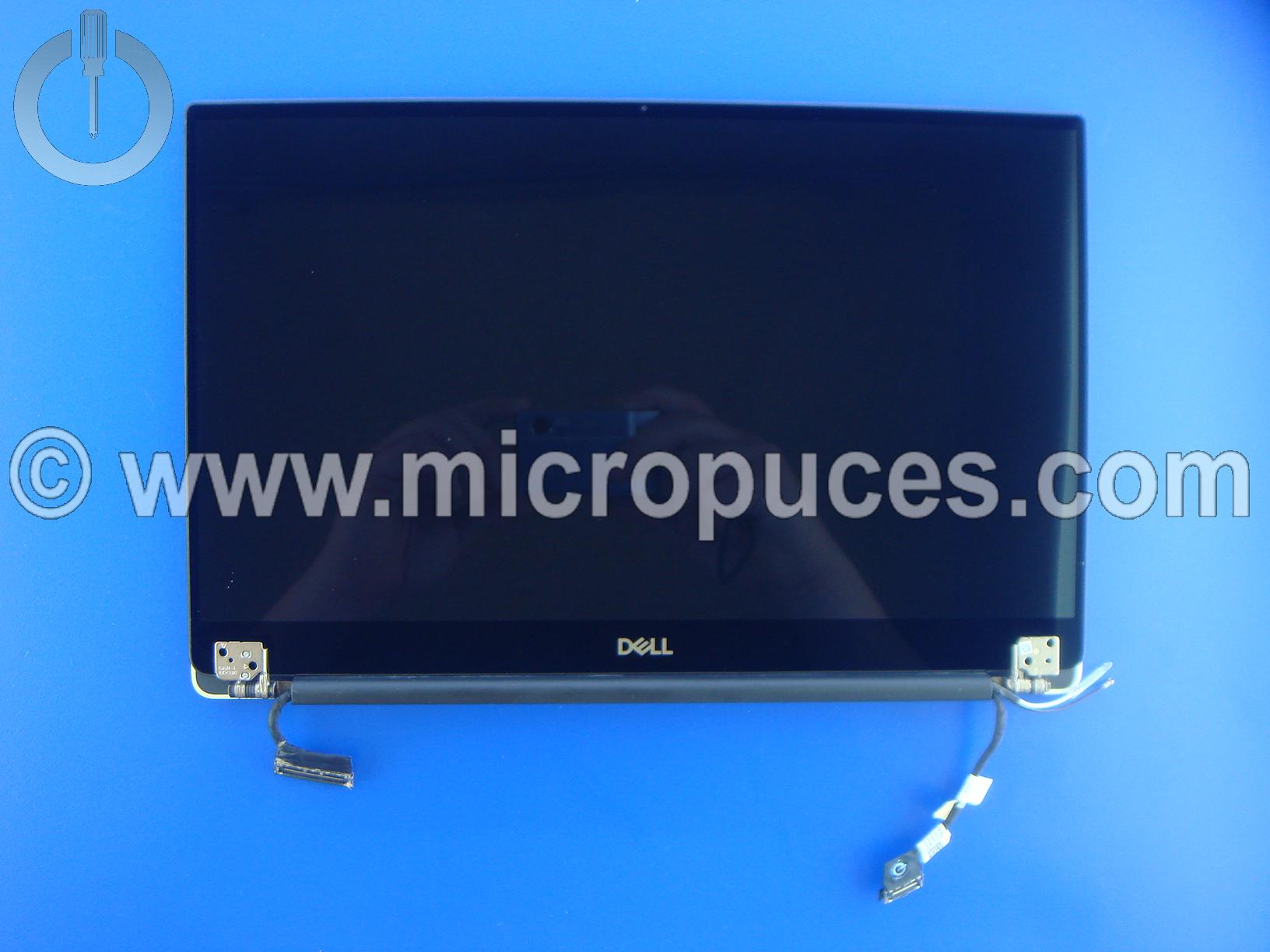 Module complet écran silver 4K tactile pour DELL XPS 13 (9370)