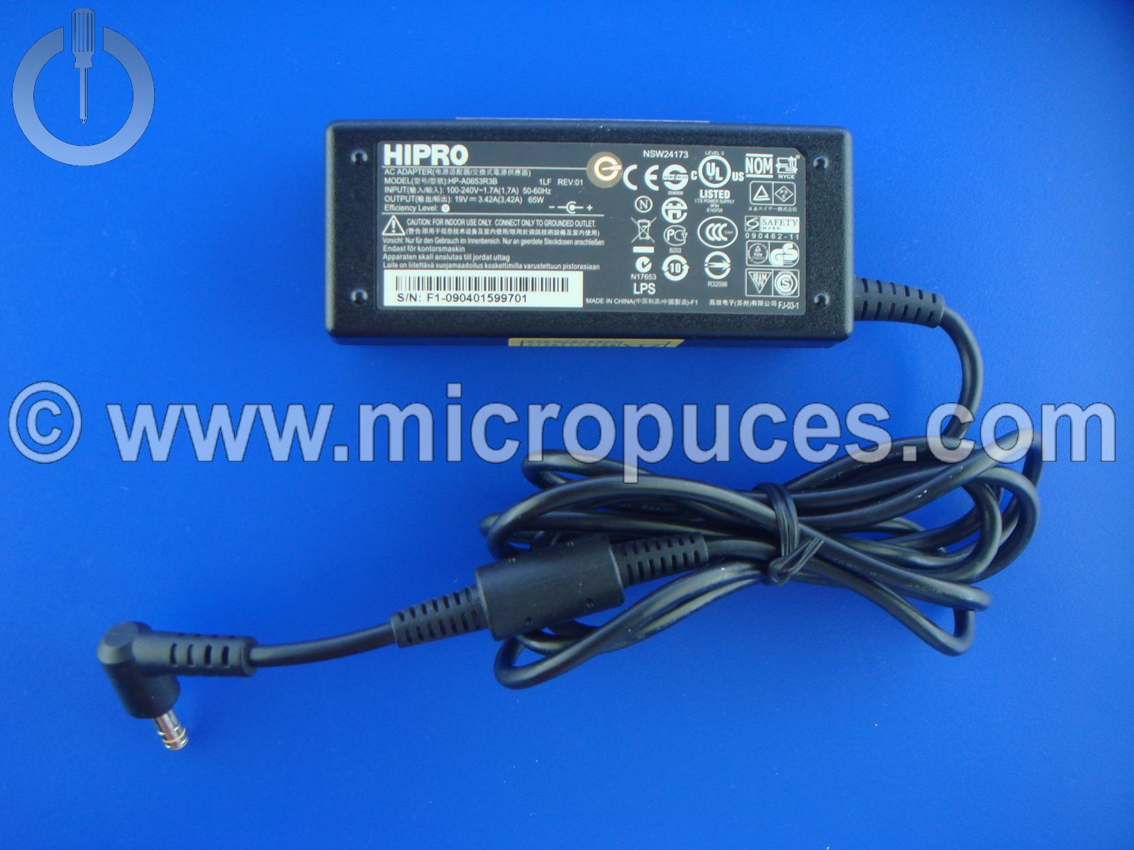 Chargeur Alimentation 19V 3.42A pour ACER Travelmate 8331