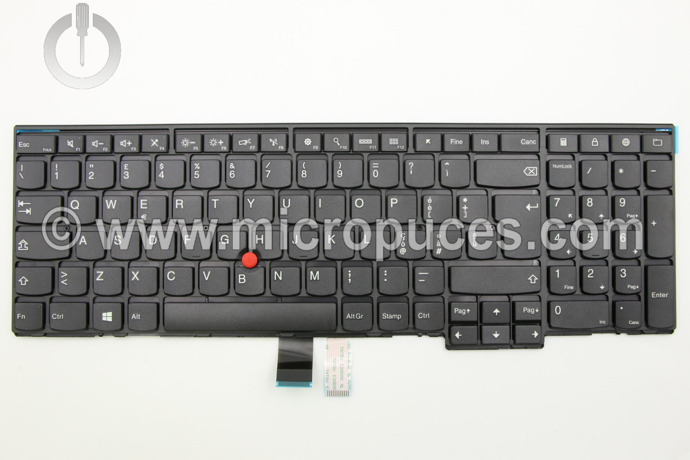 Clavier QWERTY Italien pour LENOVO ThinkPad T540p