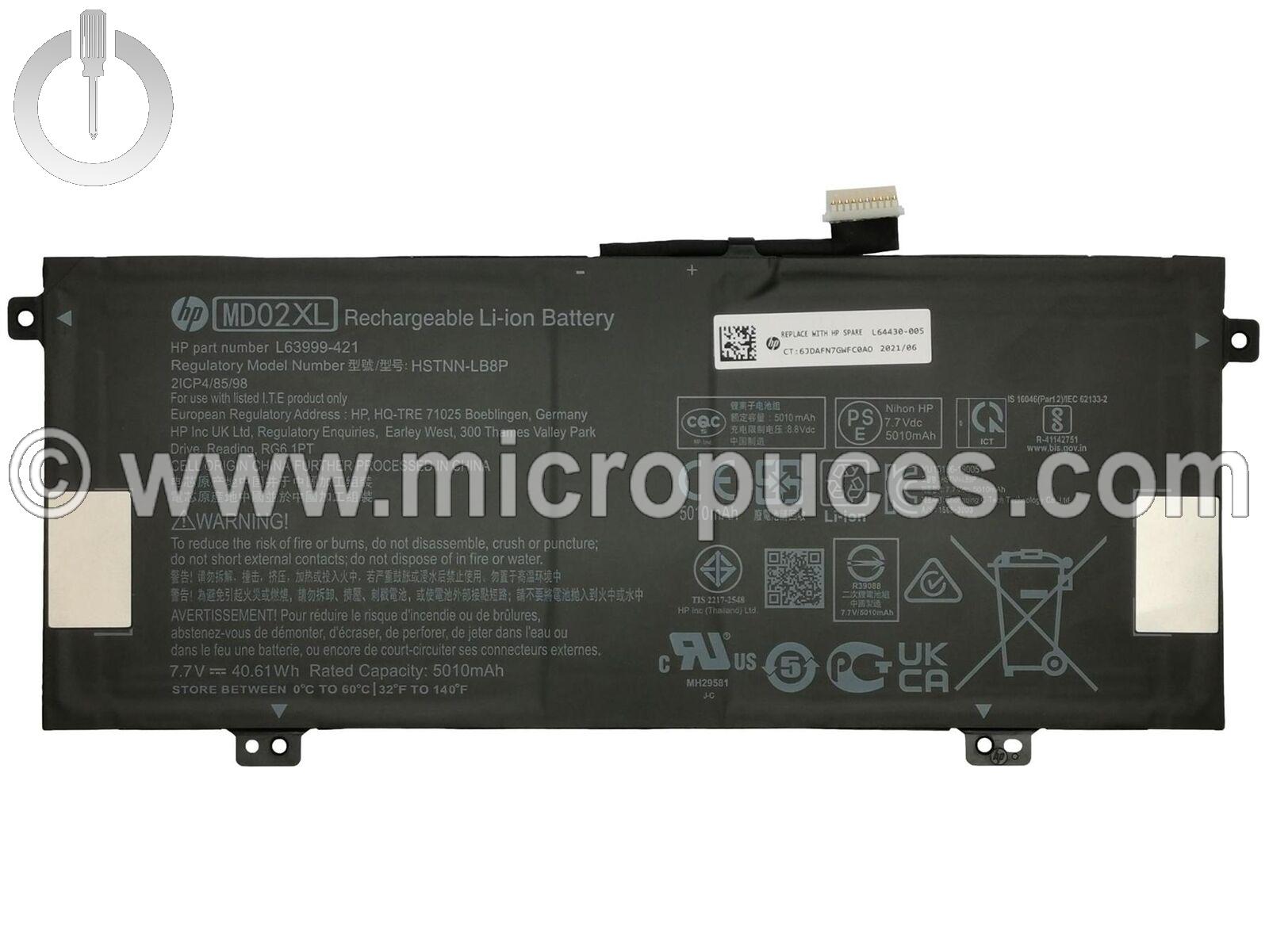 Batterie pour HP Chromebook X360 12B-CA