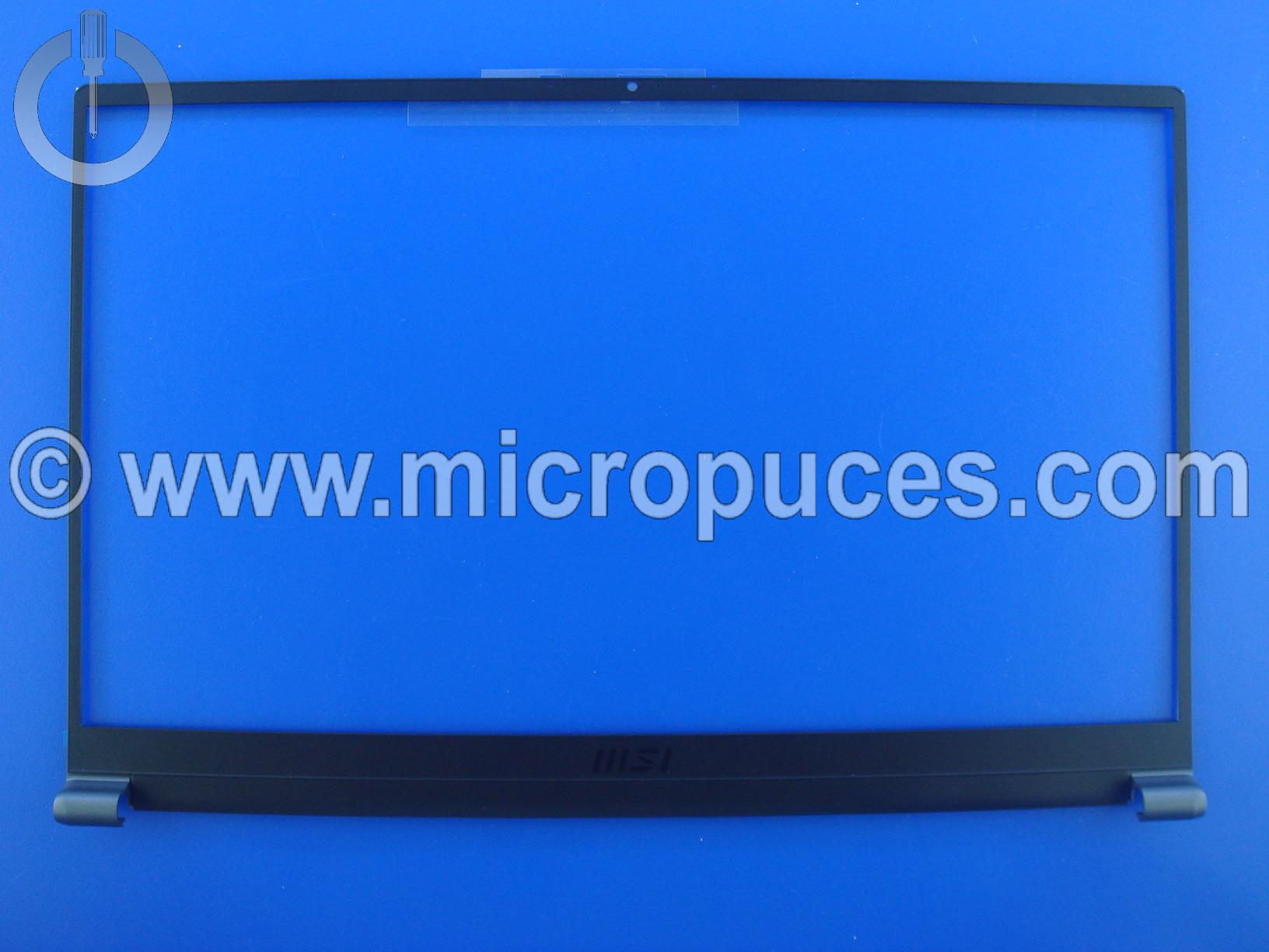 Plasturgie tour d'cran noire pour MSI Modern 15 A5M