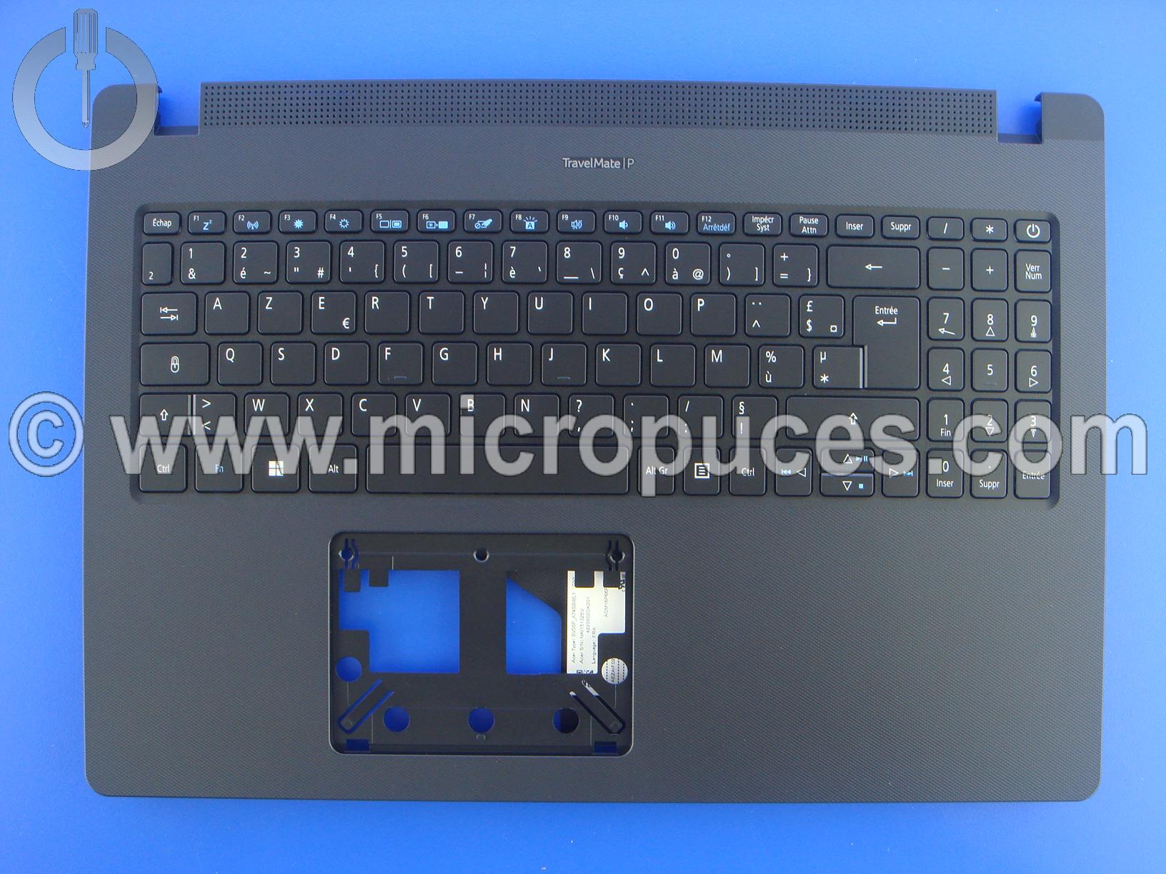 Clavier + plasturgie du dessus pour ACER TravelMate P215-52 - rtroclair