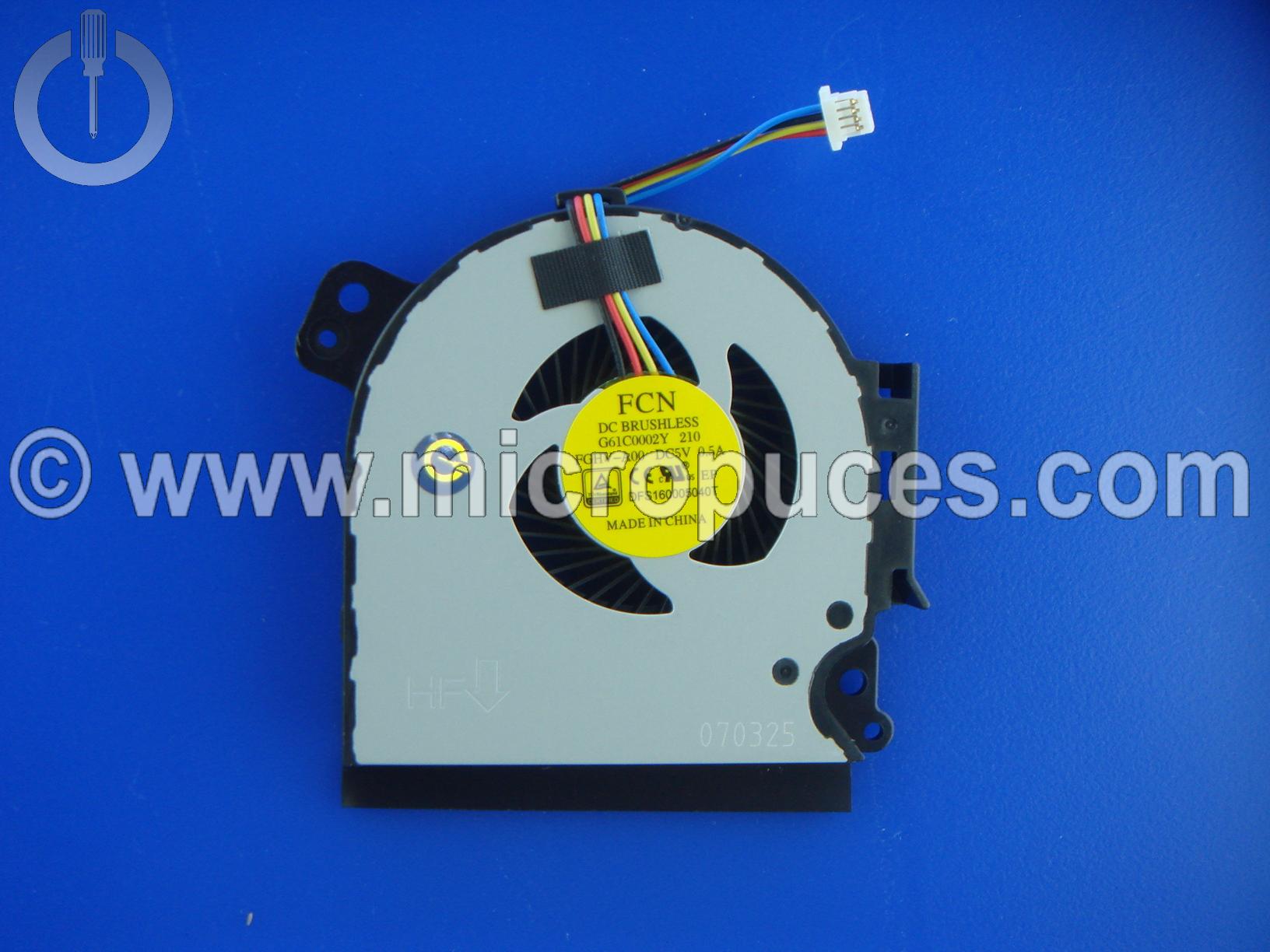 Ventilateur CPU pour TOSHIBA Satellite Pro R50-C