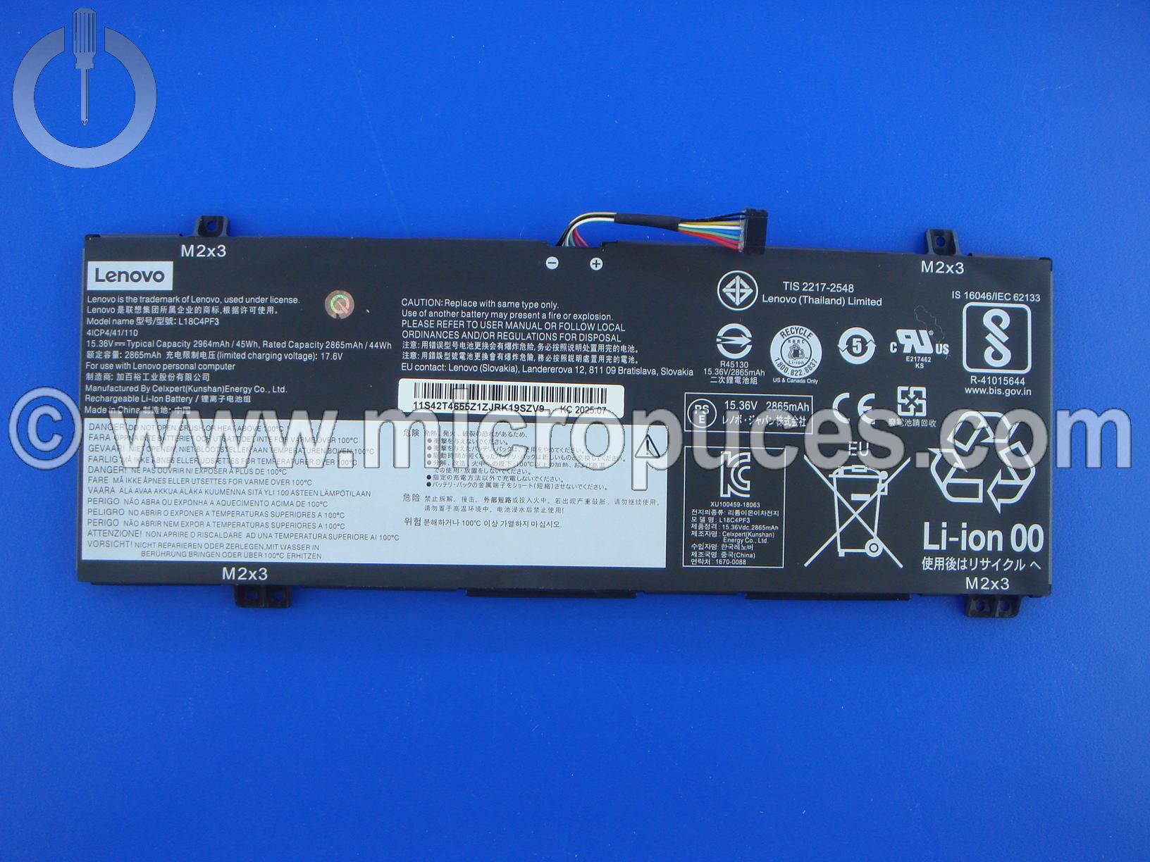 Batterie pour Lenovo Ideapad C340-14IWL