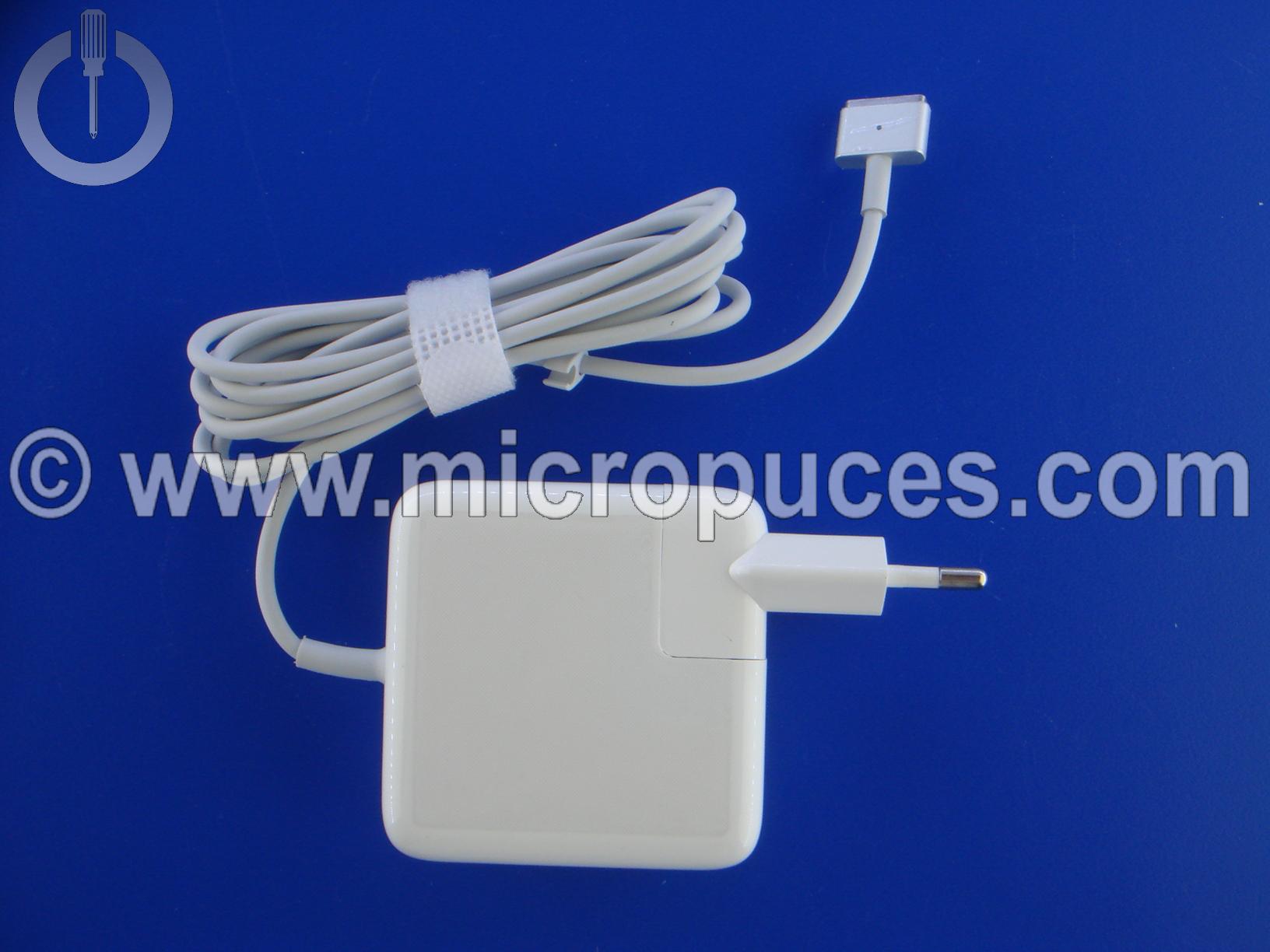 Chargeur Alimentation 65W pour APPLE Macbook Air Magsafe 2
