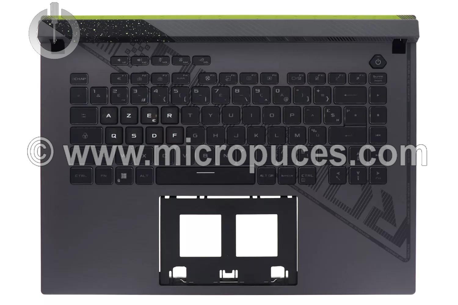 Clavier + plasturgie de dessus pour ASUS ROG Strix G16 G614