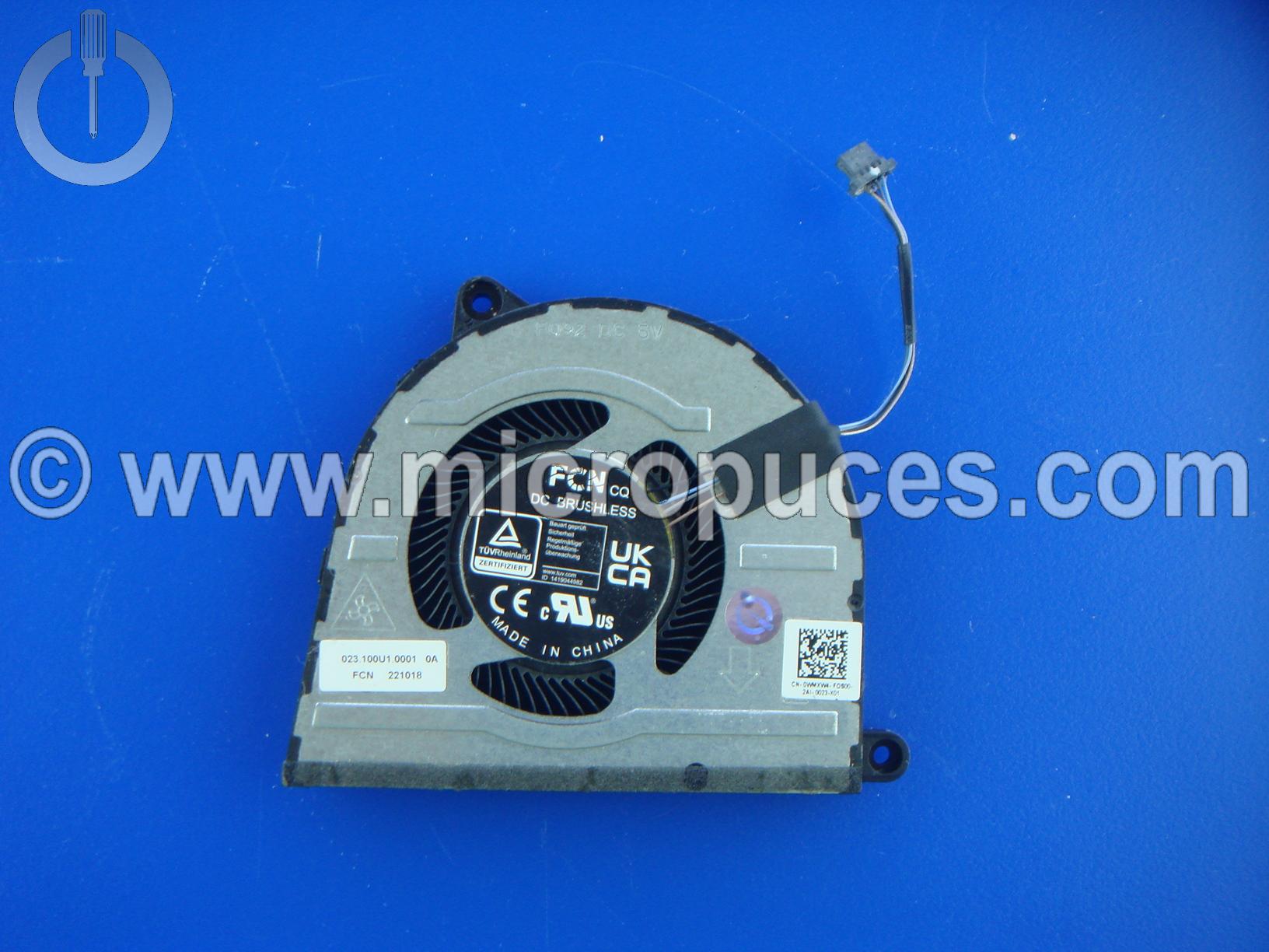 Ventilateur CPU pour DELL Inspiron 16 7630