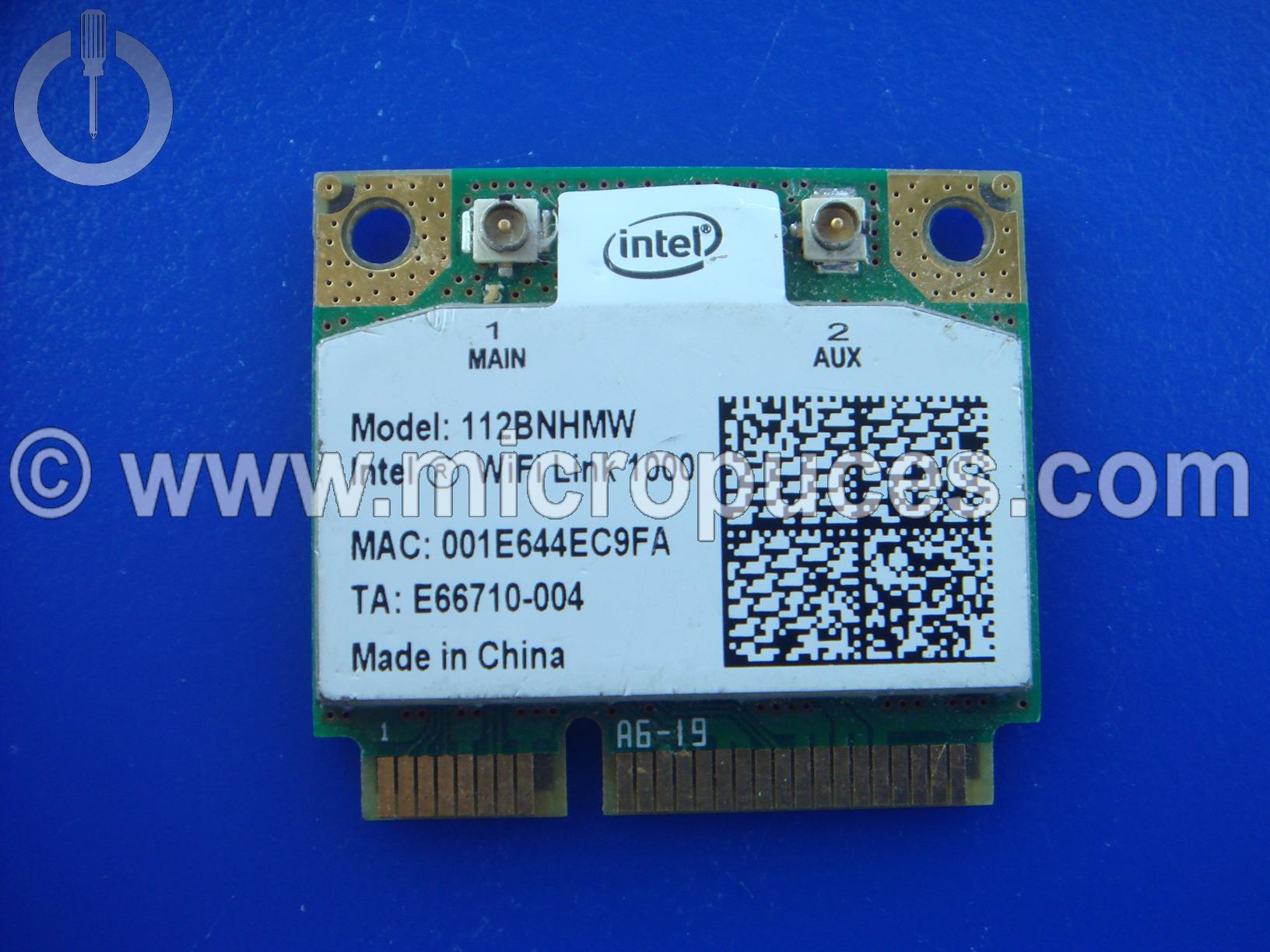 Carte WIFI Link 1000 PciExpress mini INTEL