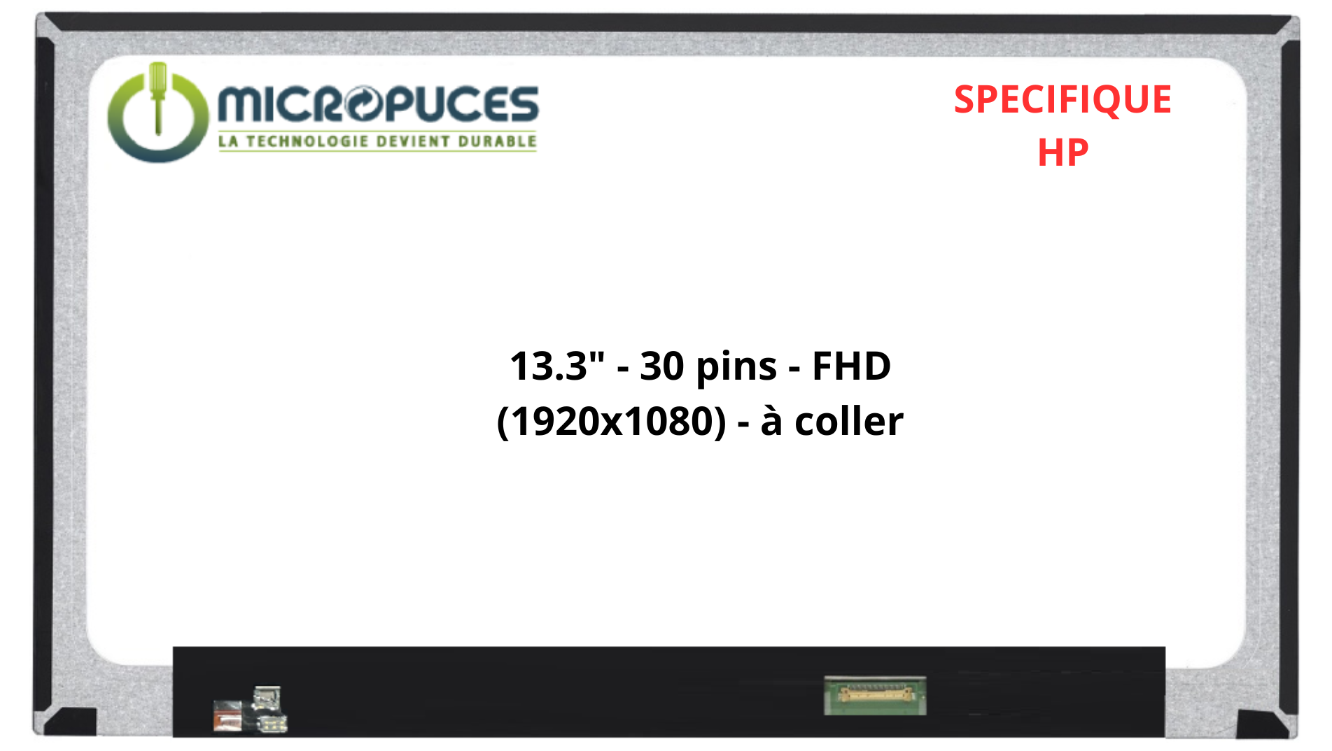 Ecran 13.3" pour HP X360 830 G7