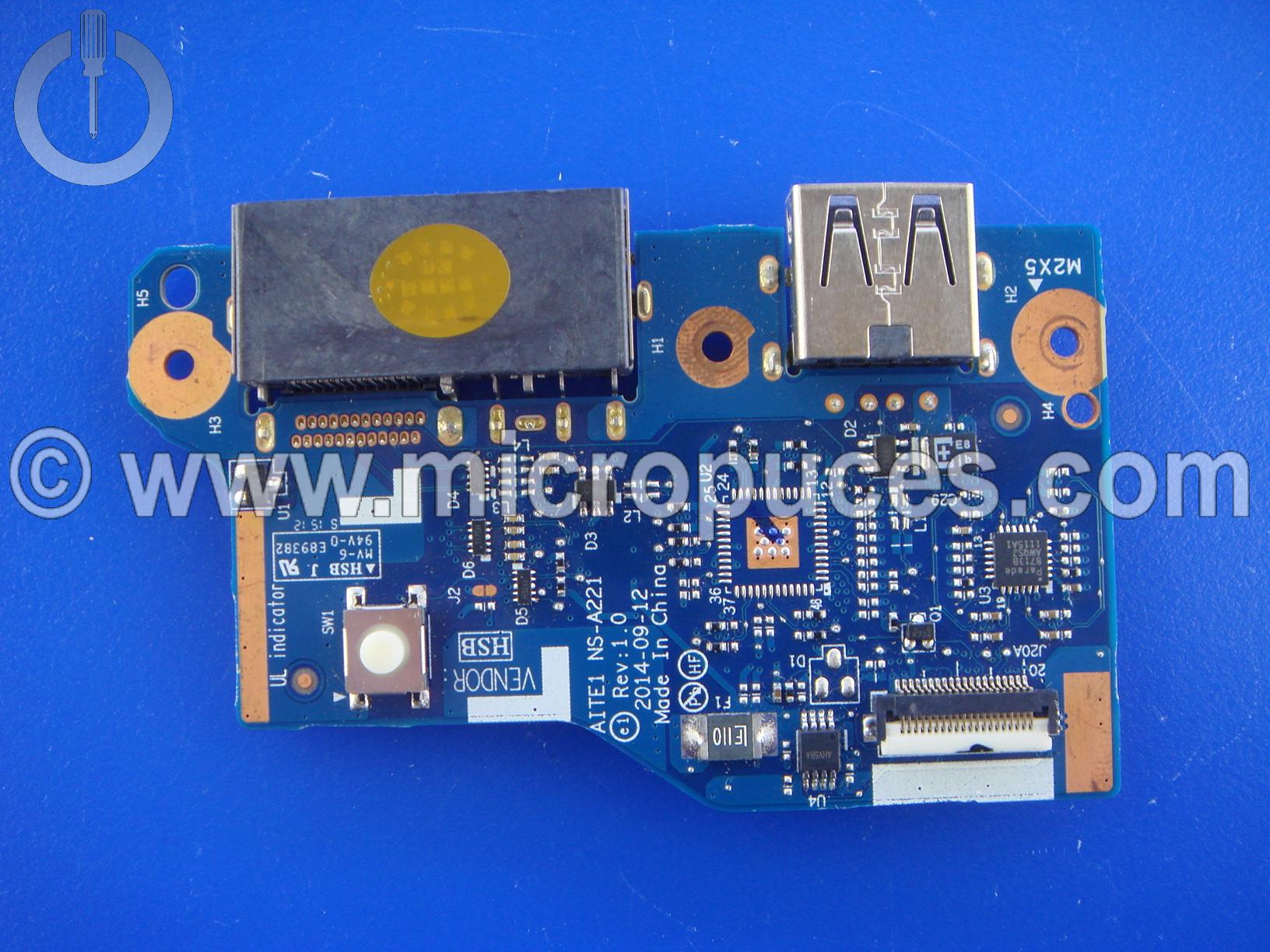 Carte fille NEUVE ALIM + USB pour LENOVO Thinkpad E550